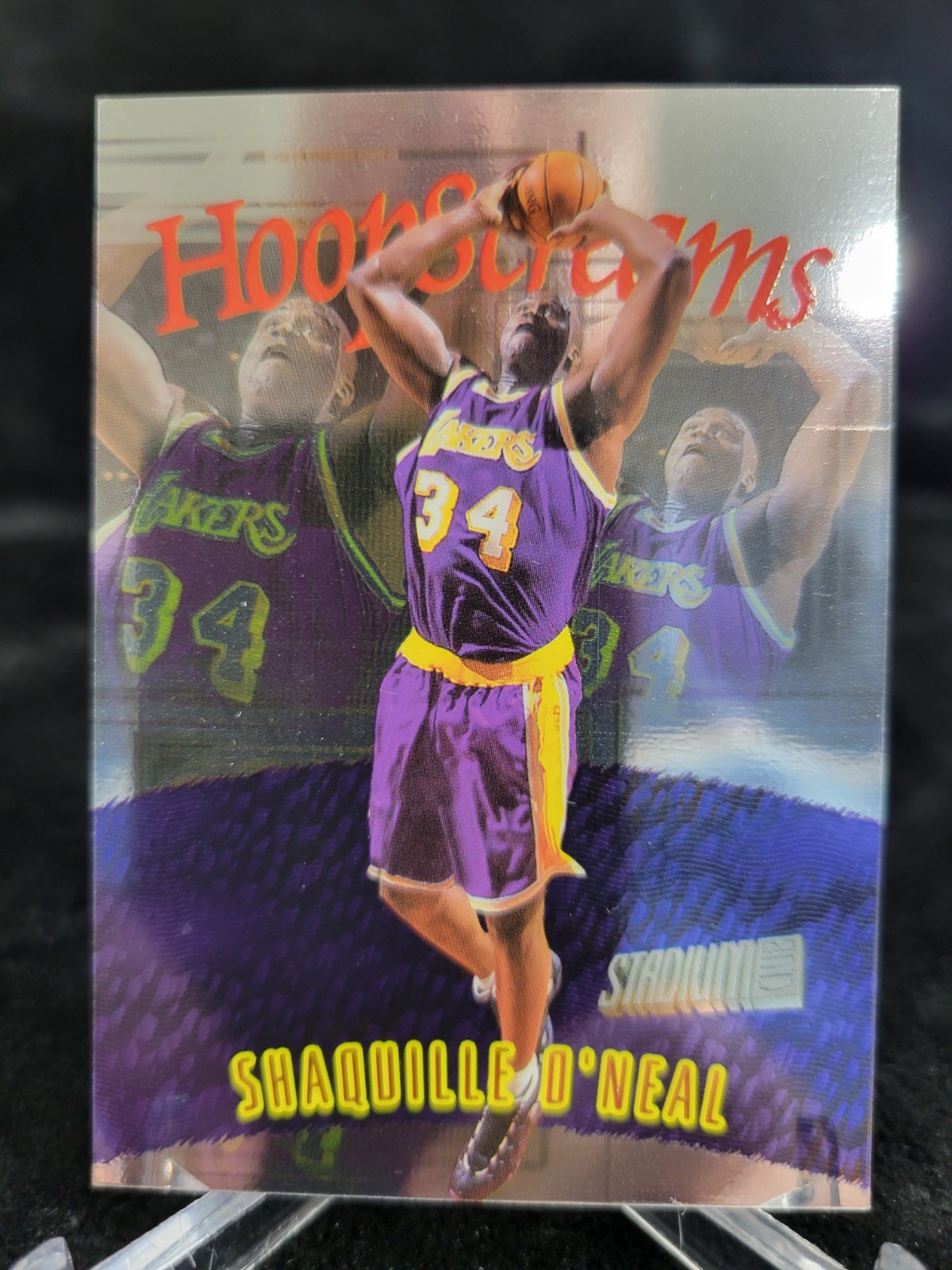 1997-98 Topps Stadium Club Hoop Screams  #HS1  Shaquille O\'Neal  Foil Insert