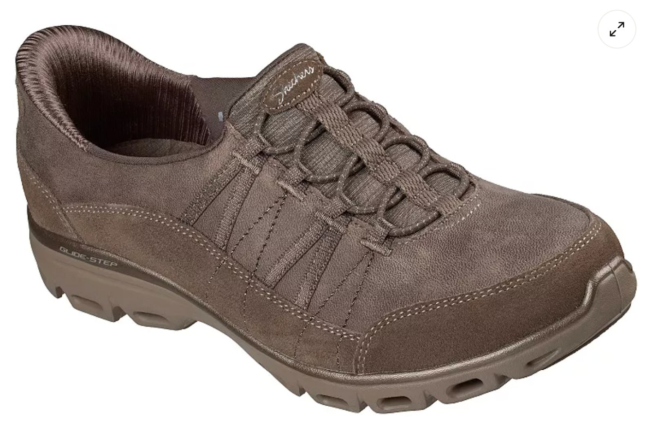 Skecher\'s Women\'s Comfort Glide slip on shoes Taupe, size 9 NEW