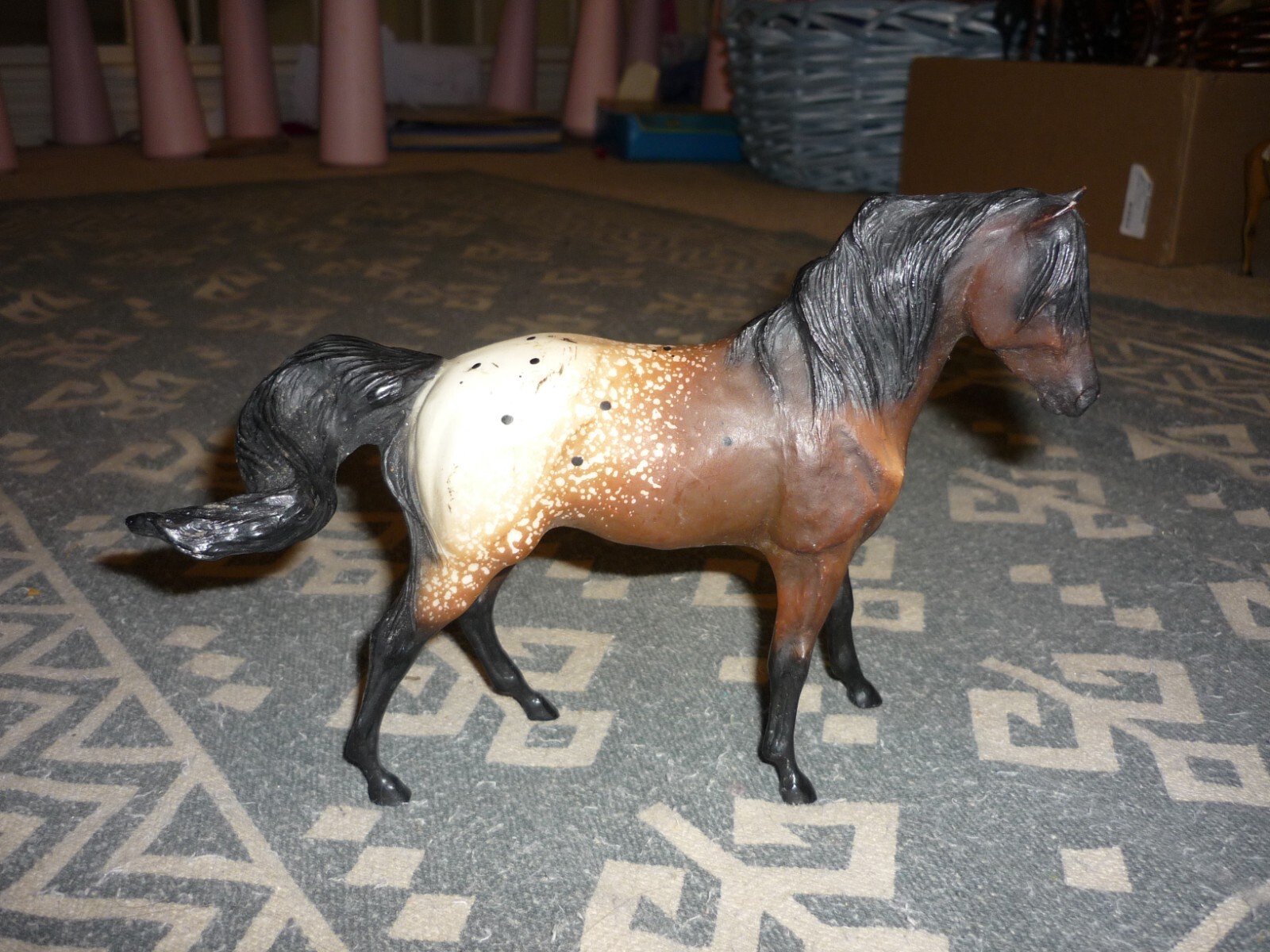 Breyer Dreamcatcher Spotted Appaloosa Mustang Mare Mesteno\'s Mother #750303 Breyer Dreamcatcher Spotted Appaloosa Mustang Mare Mesteno\'s Mother #750303