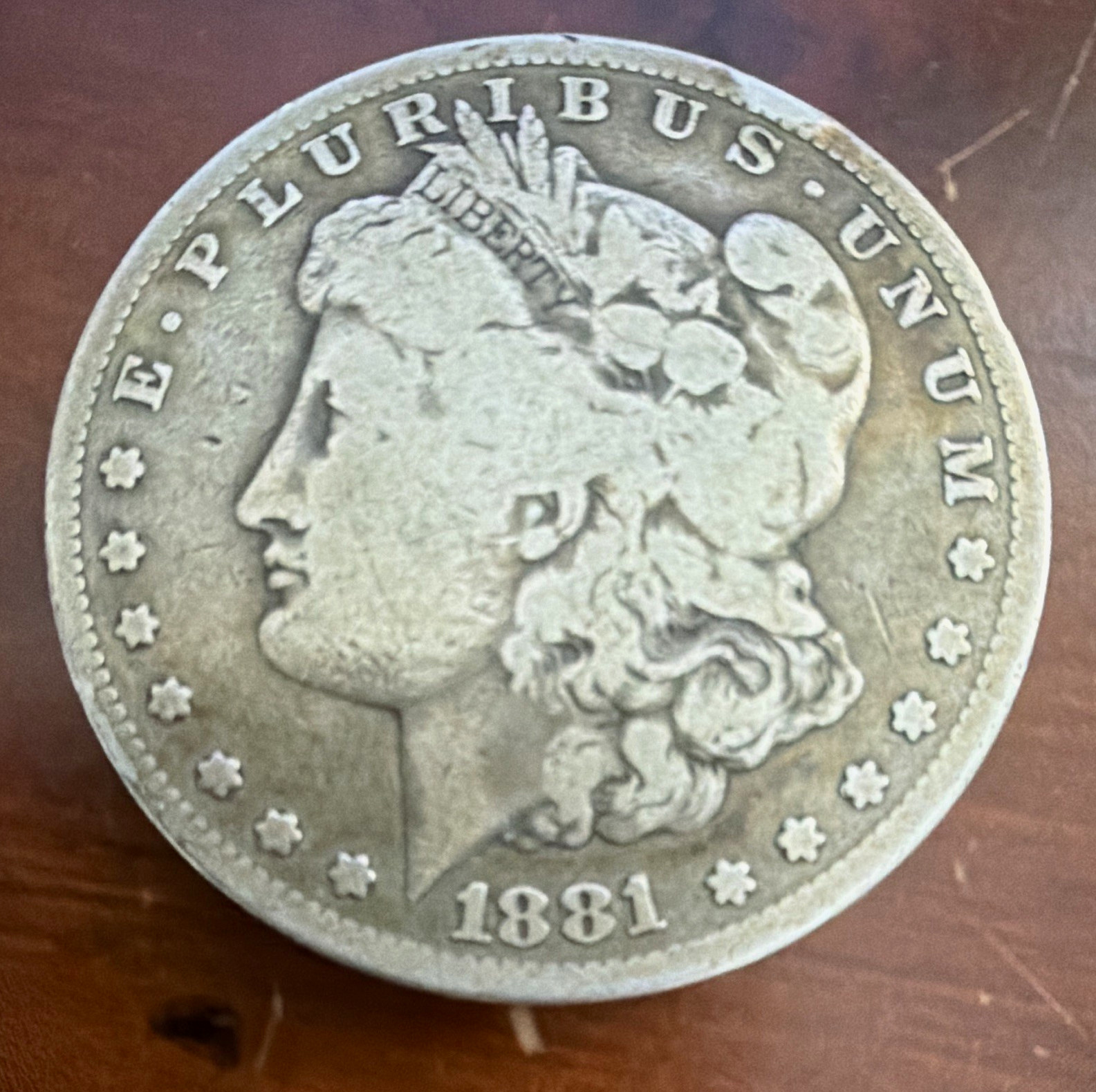 1881-S Morgan Silver Dollar $1 0.900 Silver Business Strike San Francisco.