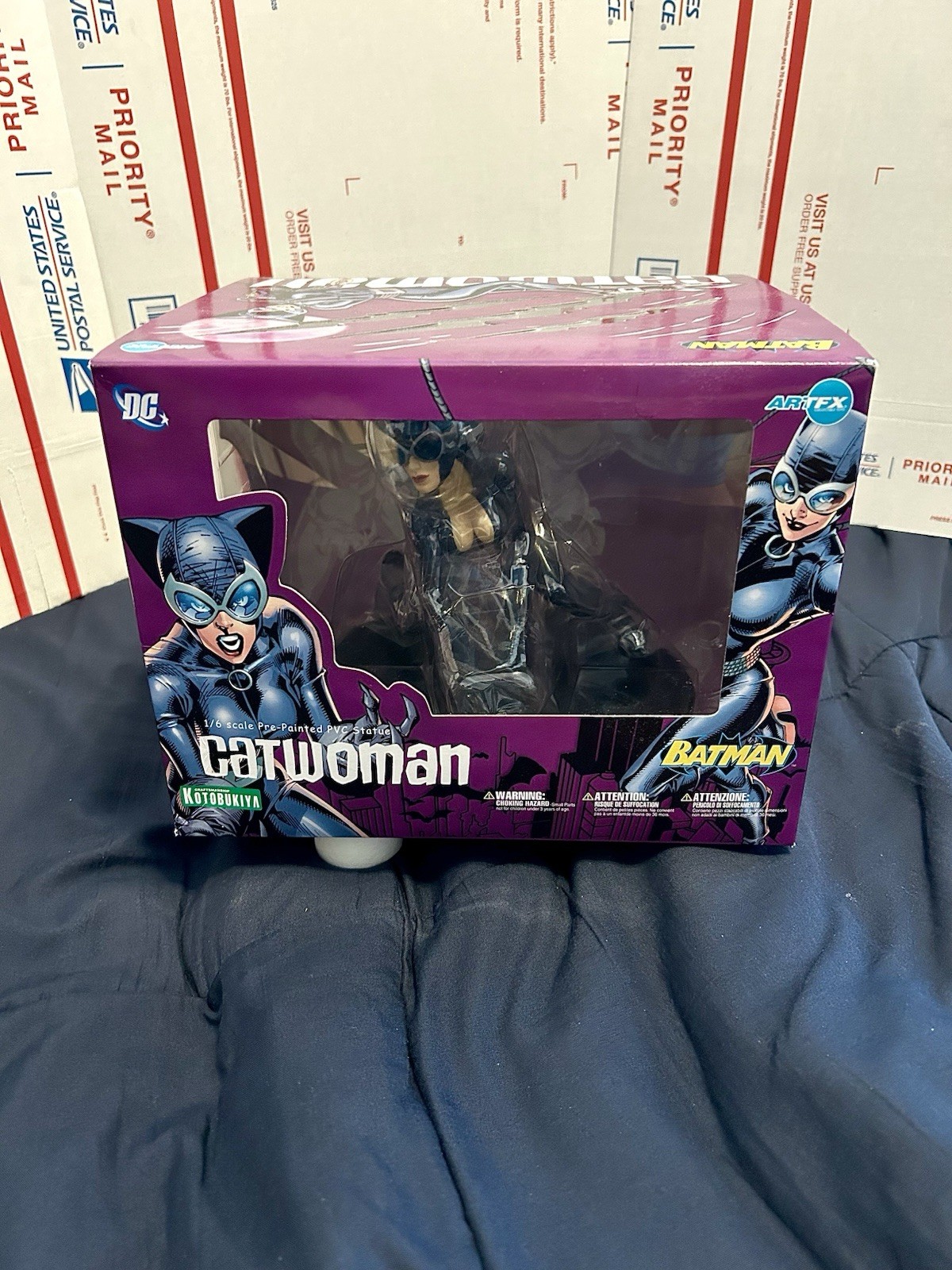 2007 Kotobukiya 1:6 CATWOMAN DC Comics Figure Open Box Never Displayed