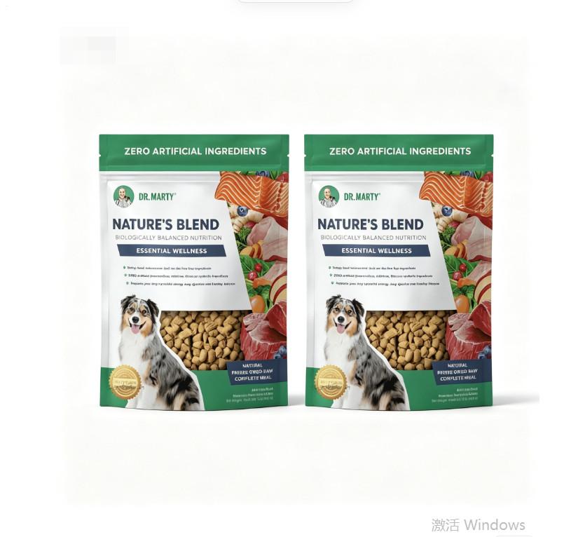 Dr. Marty Nature's Blend Freeze-Dried Raw Dog Food 32 oz (2 Bags x 16 oz)