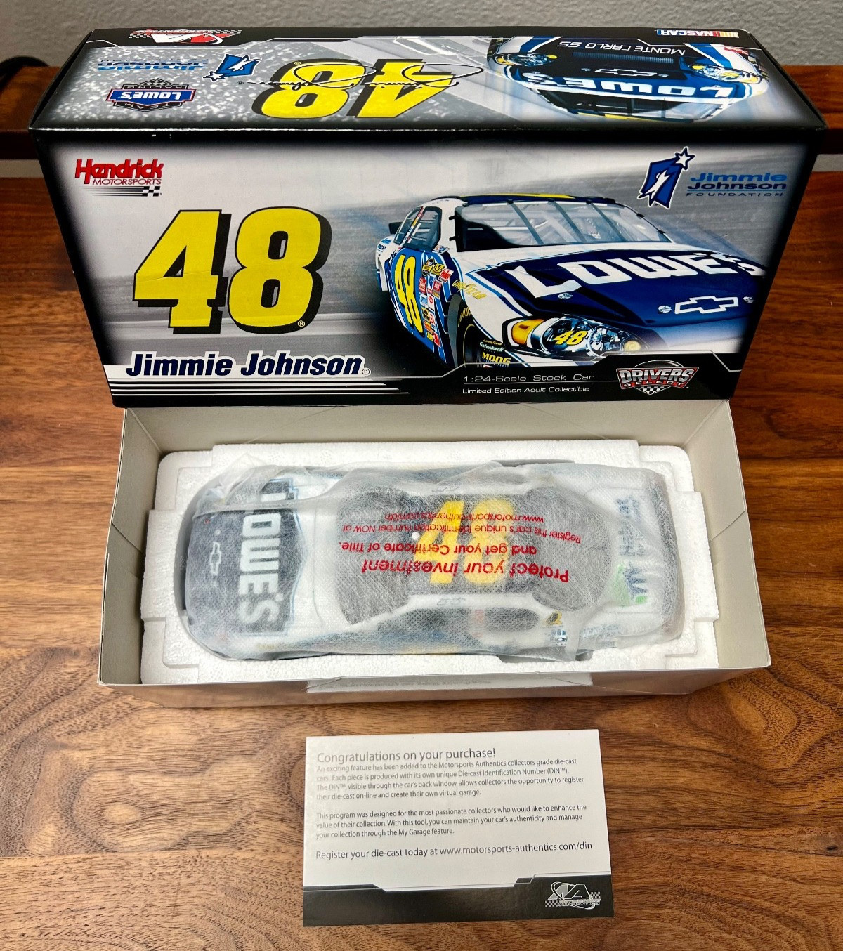 2007 Jimmie Johnson #48 Lowe\'s Foundation Monte Carlo SS 1:24 Rare 1/804