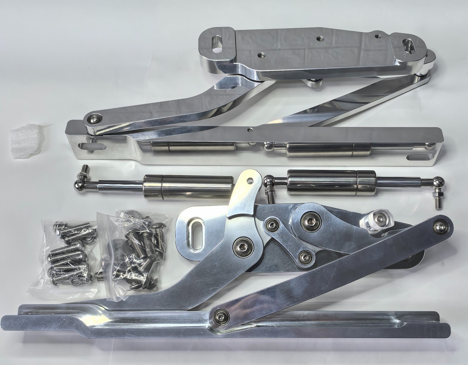 For 1969 - 1972 Chevy Chevelle and El Camino Hood Hinges Billet Aluminum Pair