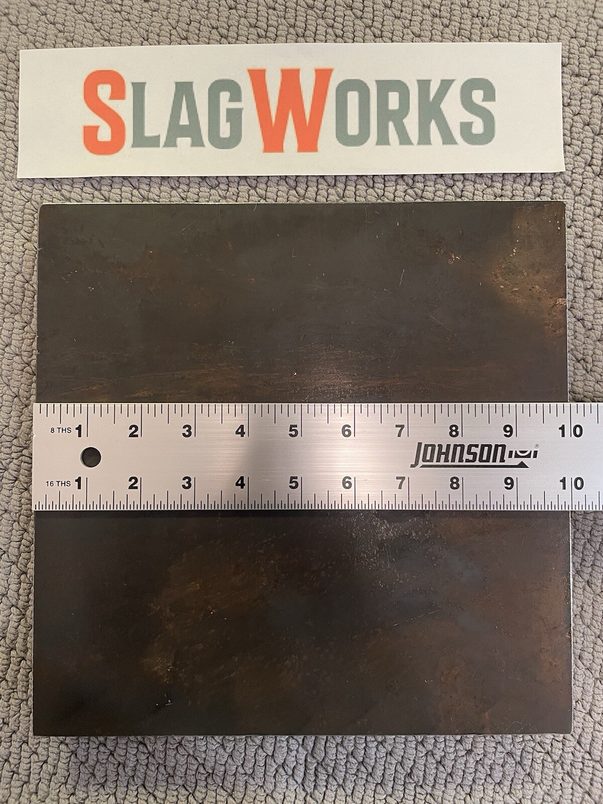 3/8x10x10 inch steel plate 10”x10” A36 Hot Roll Flat .375\
