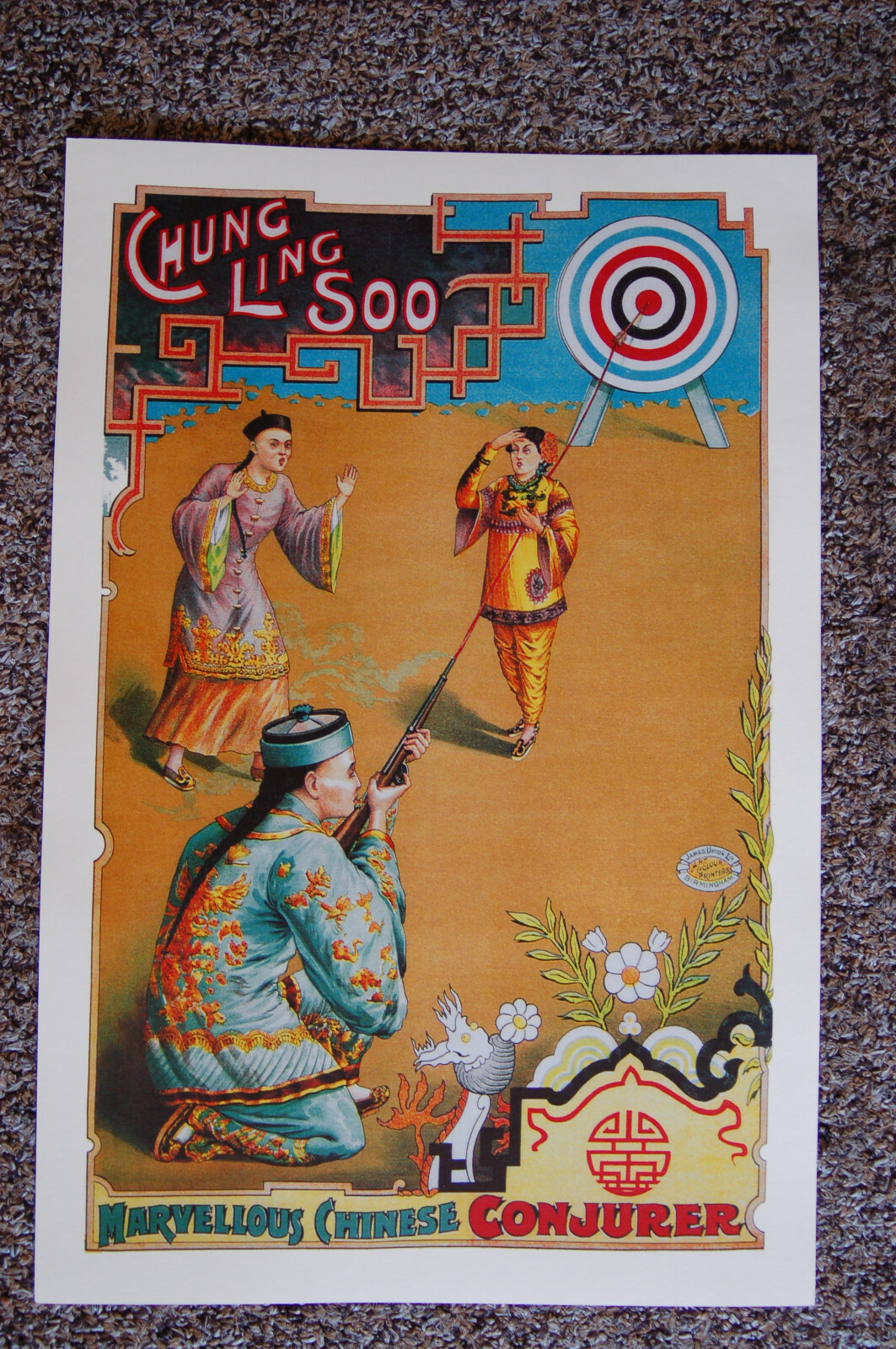 Chung Ling Soo Magician poster #2 1908 Marvelous Chinese Conjurer