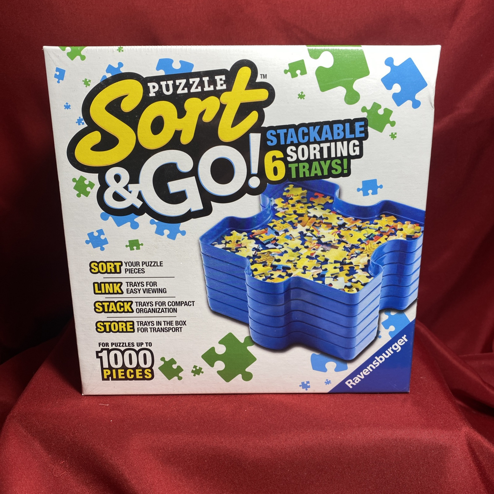 Ravensburger Sort and Go Jigsaw Puzzle Accessory Sturdy Easy to Use 1000 Pieces