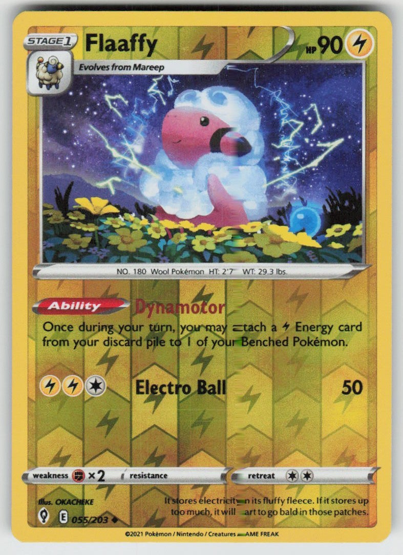 PO-04 Reverse Holo Flaaffy 055/203 Uncommon SWSH07: Evolving Skies NM PO-04 Reverse Holo Flaaffy 055/203 Uncommon SWSH07: Evolving Skies NM