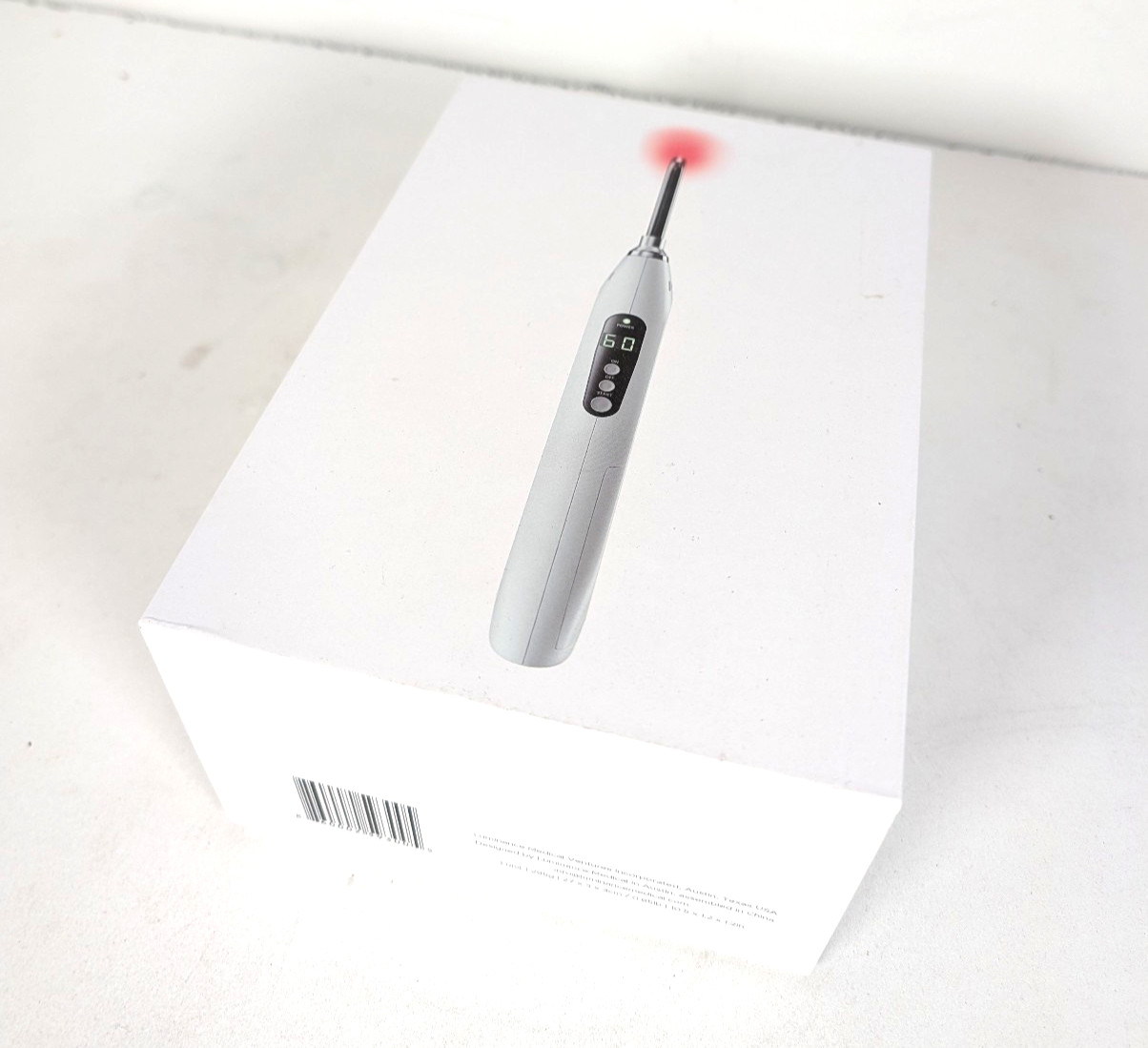 LUMINANCE RED Infrared Red Light Therapy Wand Lip Cold Sore Device Open Box