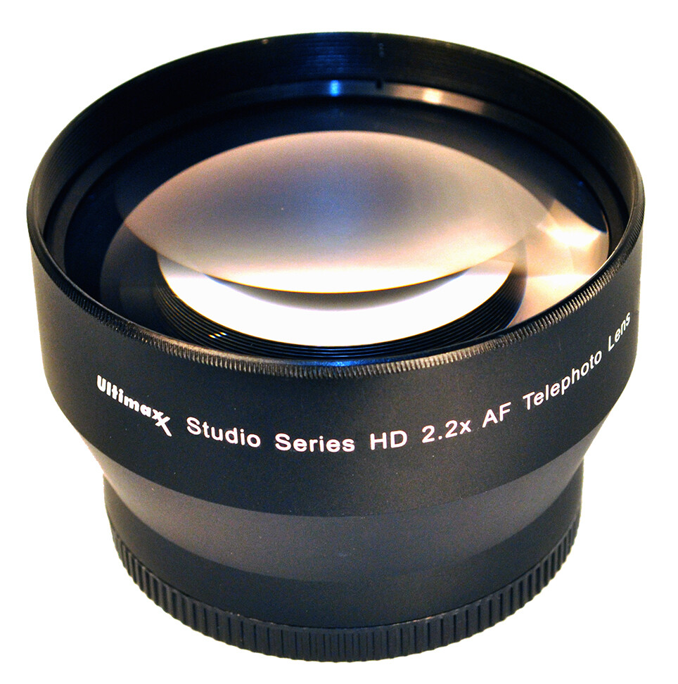 ULTIMAXX  52mm 2.2X Telephoto Lens for Nikon D5100 D5000 D3200 D3100
