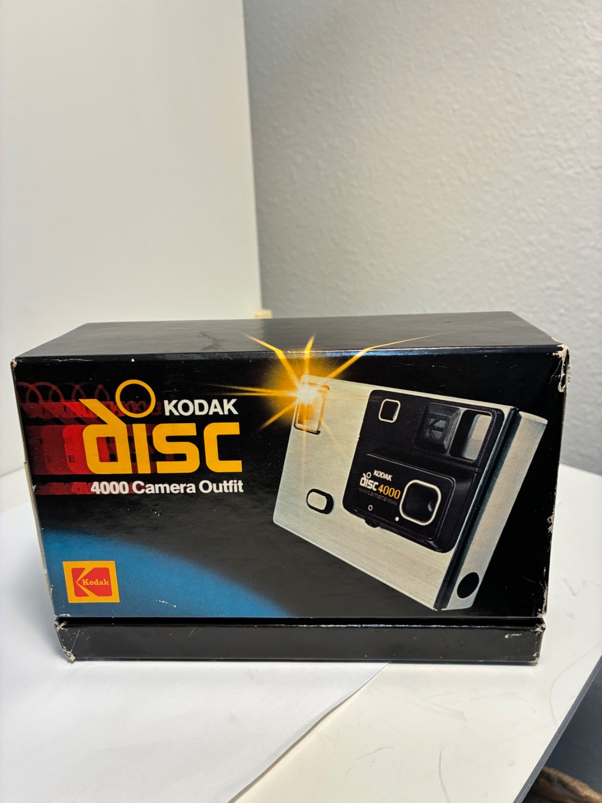 Vintage Kodak 4000 Disc Camera Outfit W/Box& Paperwork