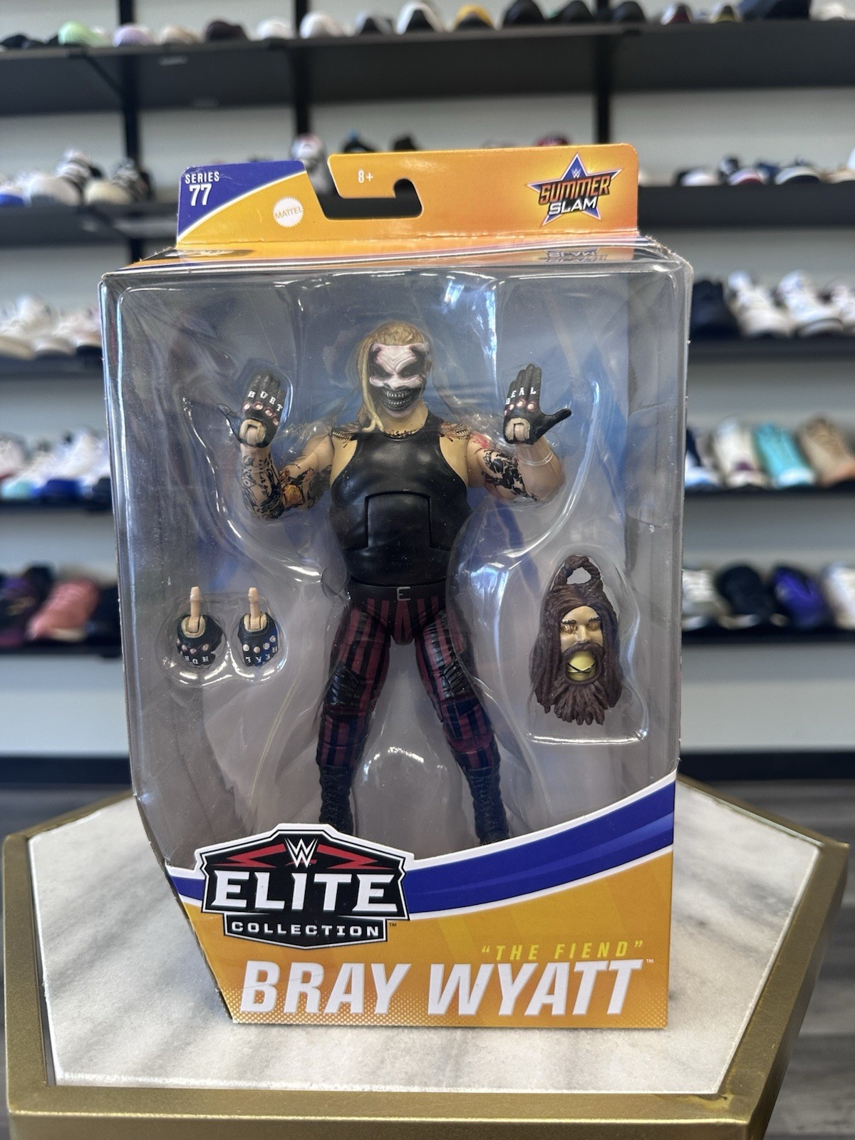 WWE Mattel The Fiend Bray Wyatt Elite 77 Action Figure Lantern Collector WWE Mattel The Fiend Bray Wyatt Elite 77 Action Figure Lantern Collector