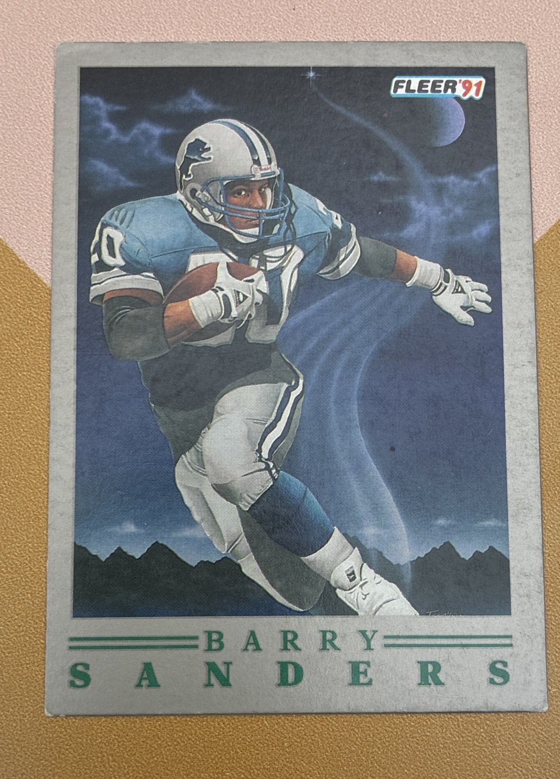 1991 Fleer - Pro Vision Barry Sanders #2