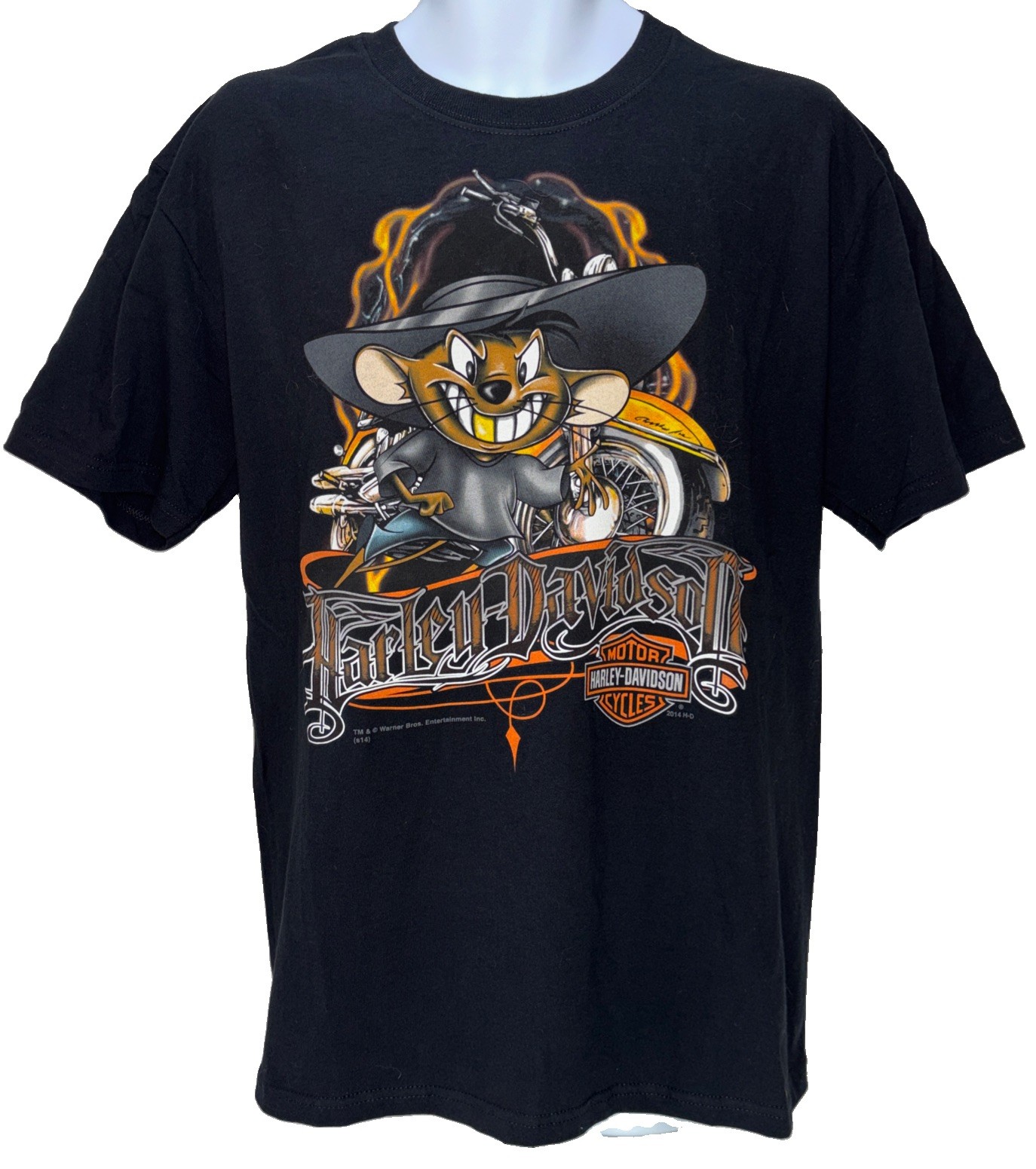 NWT RARE Harley Davison Speedy Gonzalez Shirt Looney Tunes Size L Kenosha WI NEW