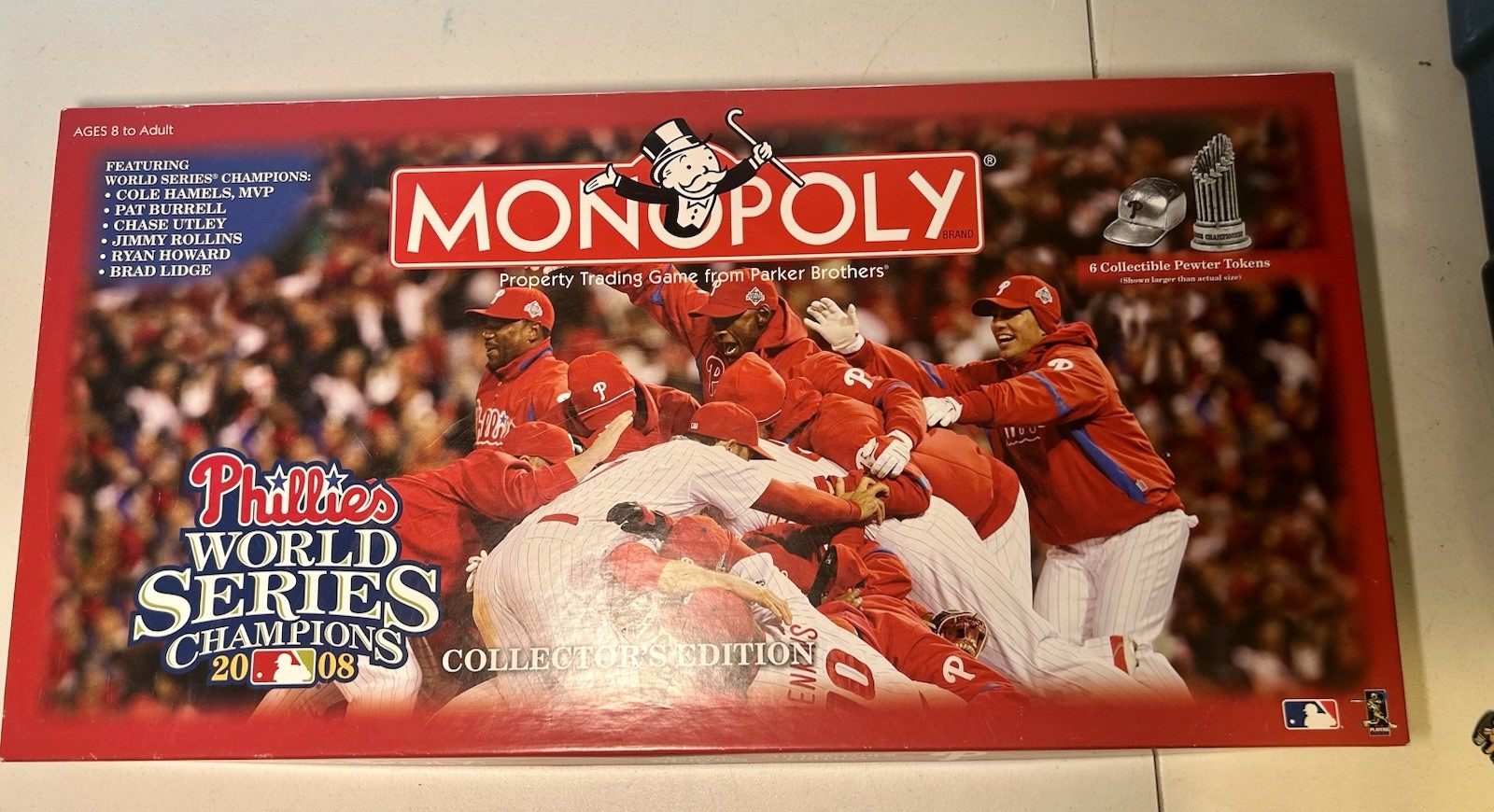 Monopoly Phillies World Series Champions 2008 Collector Edition Preown-Complete Monopoly Phillies World Series Champions 2008 Collector Edition Preown-Complete