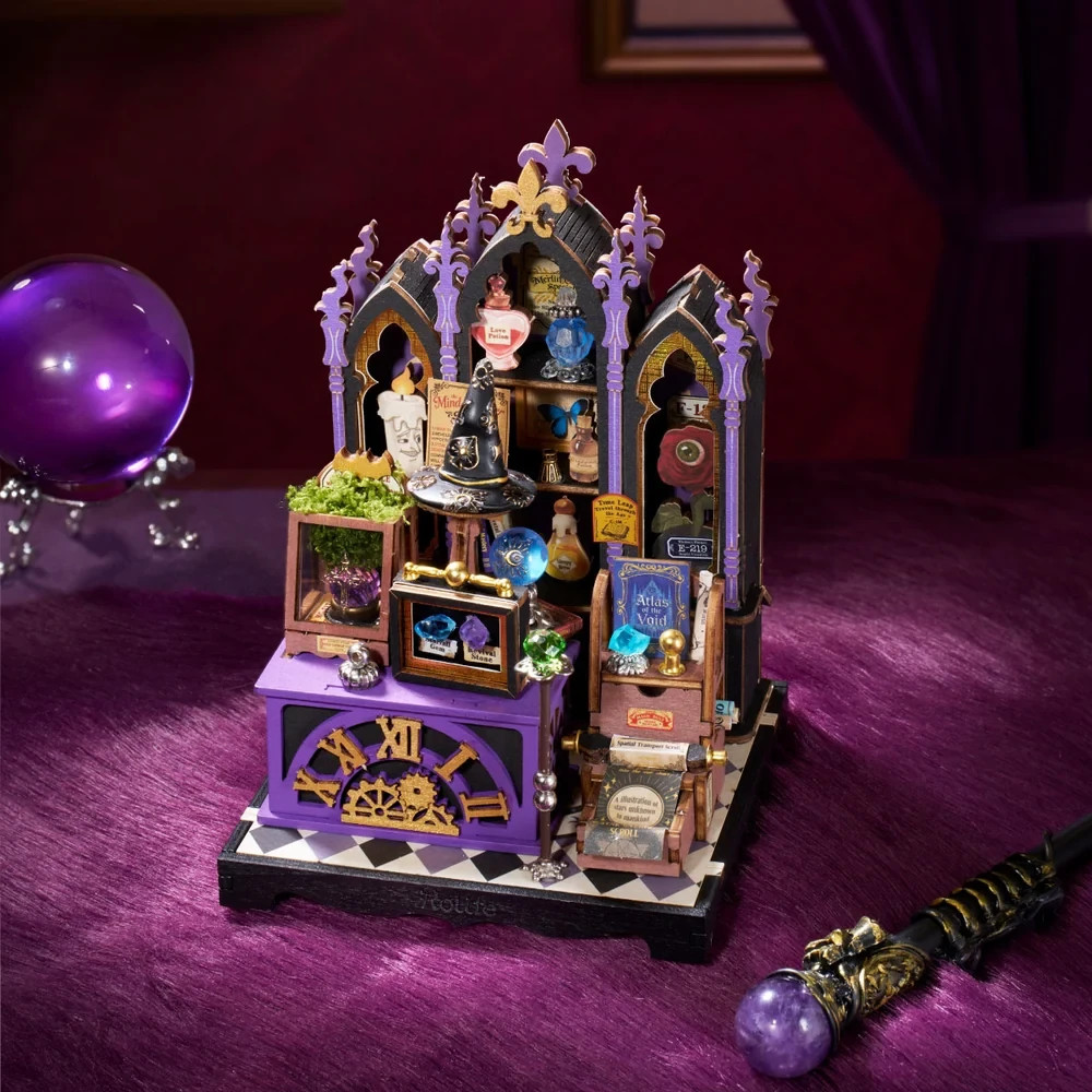 Rolife Curio Corner DIY Miniature House Dollhouse with Furniture Halloween Gift