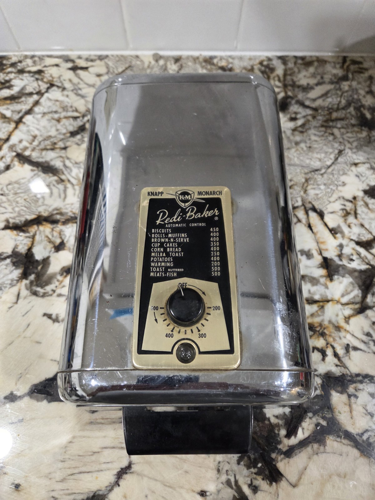 Vintage Knapp Monarch Redi-Baker Counter Top Oven Works Great