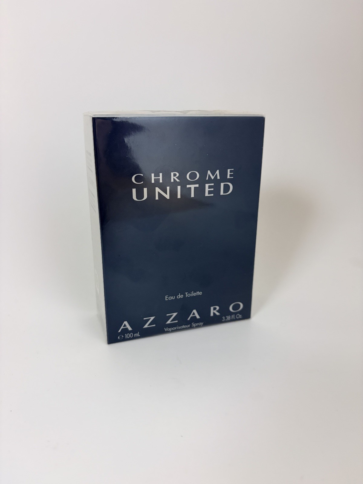 CHROME UNITED BY AZZARO 3.38 OZ /100 ML EDT SPRAY FOR MEN NEW AND SEALED