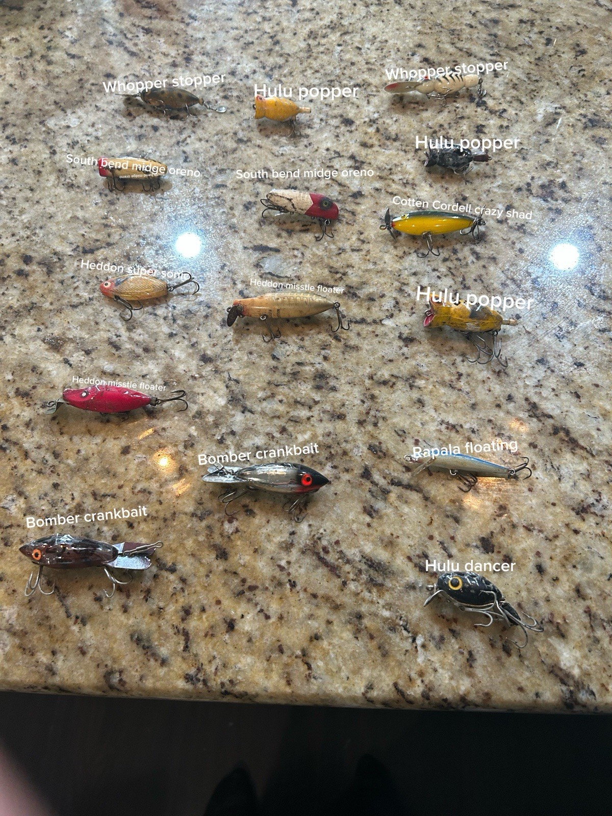 Vintage fishing lures