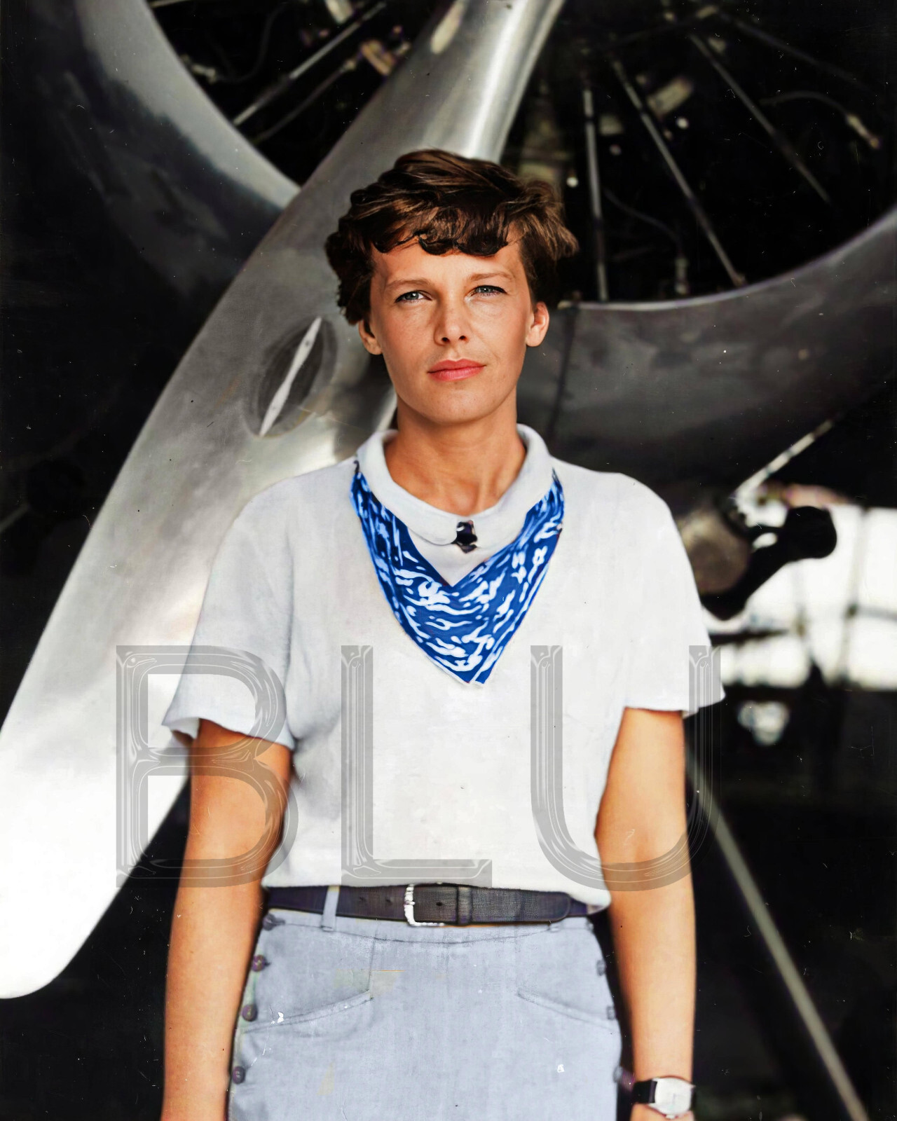 1930\'s Amelia Earhart 11 x 14\