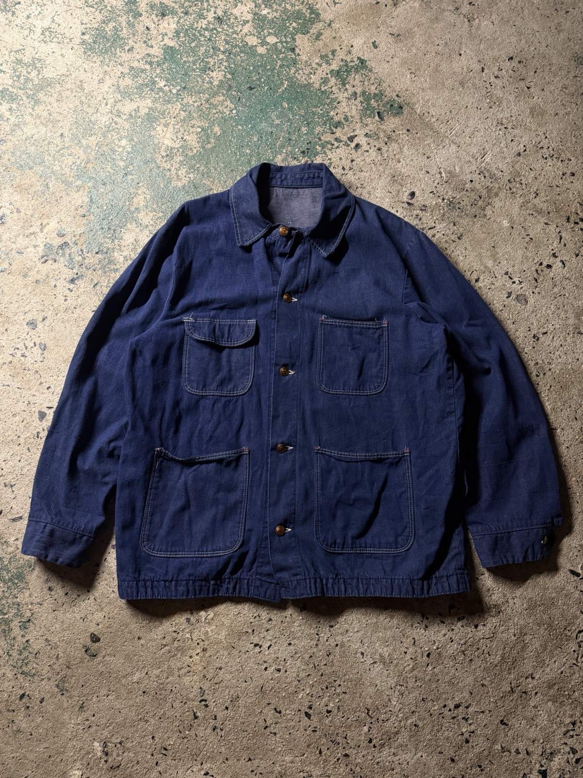 Denim Chore Coat True Vintage 70s Blue Bell Wrangler XL Americana Denim Chore Coat True Vintage 70s Blue Bell Wrangler XL Americana
