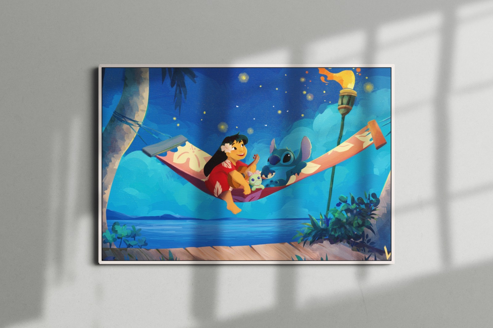 Lilo and Stitch Movie Poster or Canvas - Lilo and Stitch Wall Art