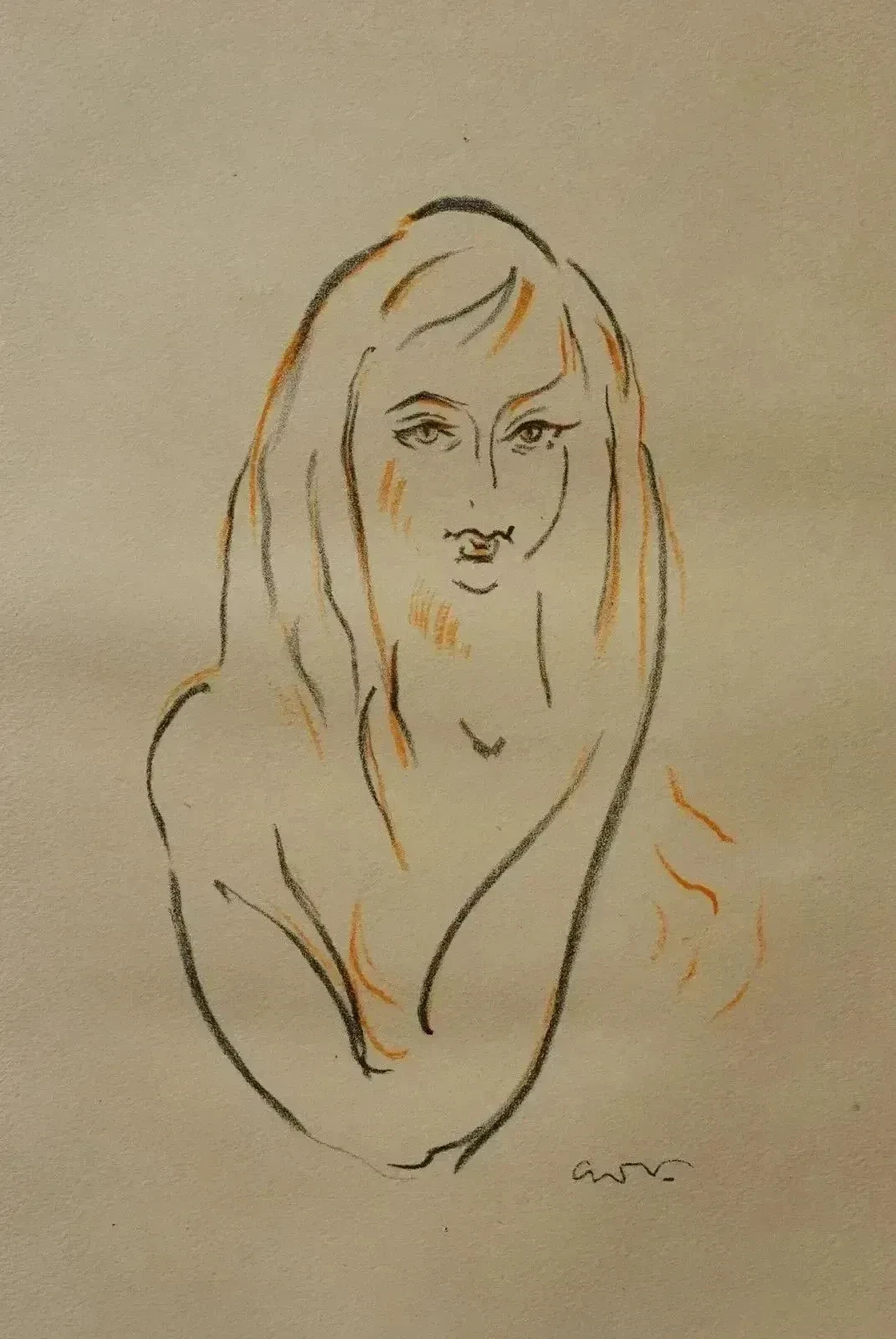 Othon Friesz: Eve in Paradise, Original Signed Lithograph, 1949