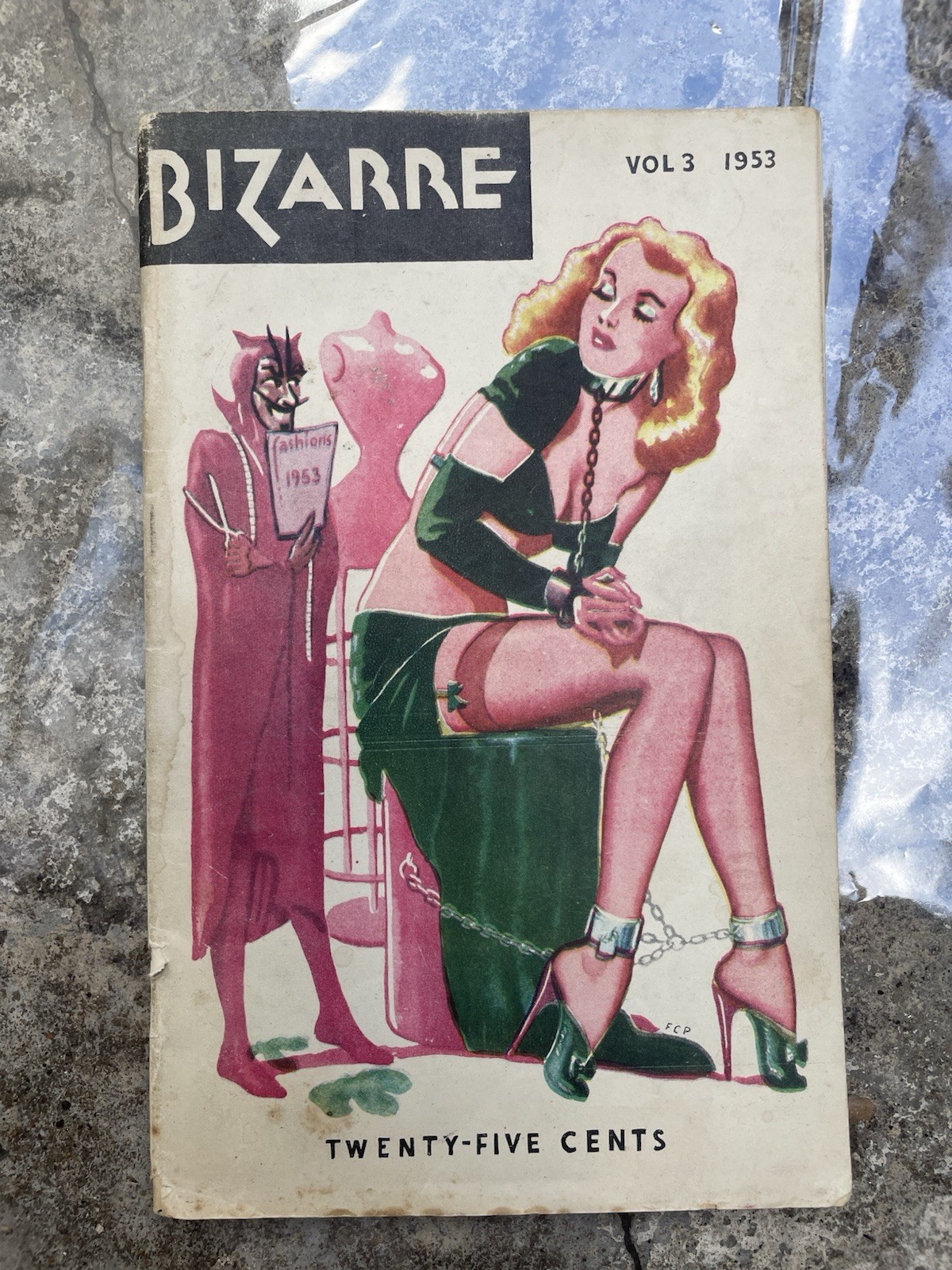 Rare Vintage Bizarre Magazine Vol 3 1953 #1 Photographs Drawings Stories Art Rare Vintage Bizarre Magazine Vol 3 1953 #1 Photographs Drawings Stories Art