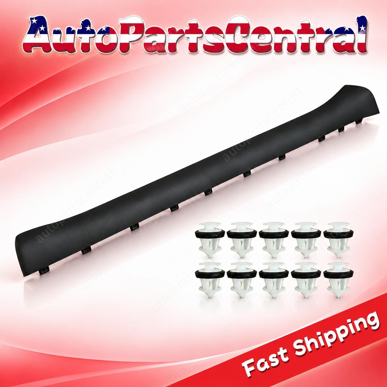 1921724-00-B Left Rocker Panel Molding Black Fits 2025-2026 Tesla Model Y New