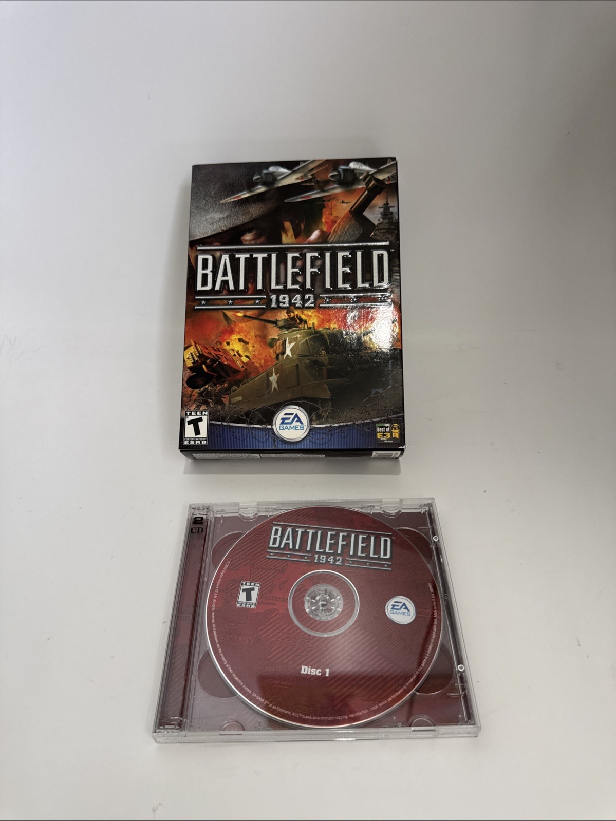 Battlefield 1942 PC Game Small Box Great Condition No Manual