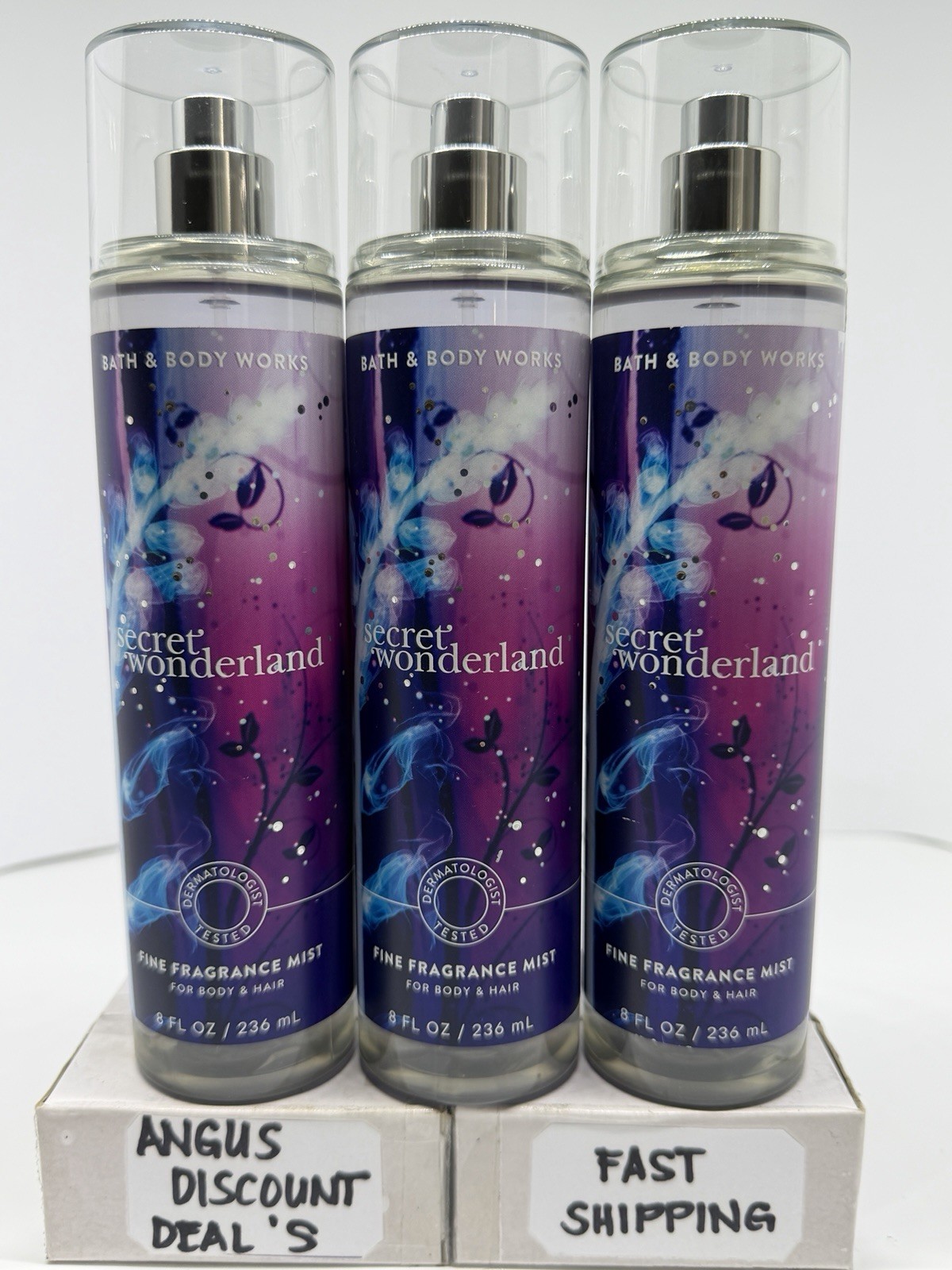 Bath & Body Works 3 PACK WINTER WONDERLAND Fine Fragrance MIST Sprays New