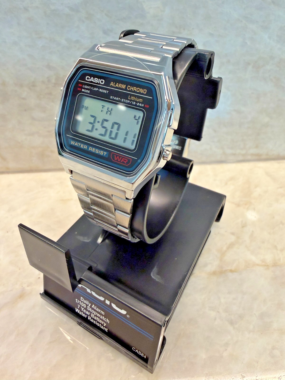 🔥🔥 Casio A158WA - 1CR Series - Unisex Digital Watch - Silver *NEW in BOX* 🔥🔥