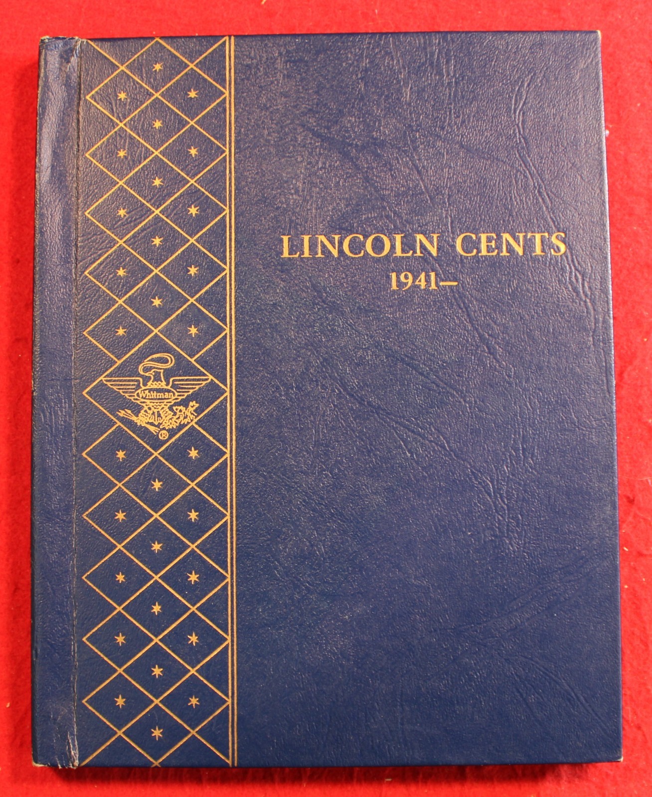 1941-1974S Lincoln Cent Penny Whitman Used Album 89 Wheat & Memorial coins