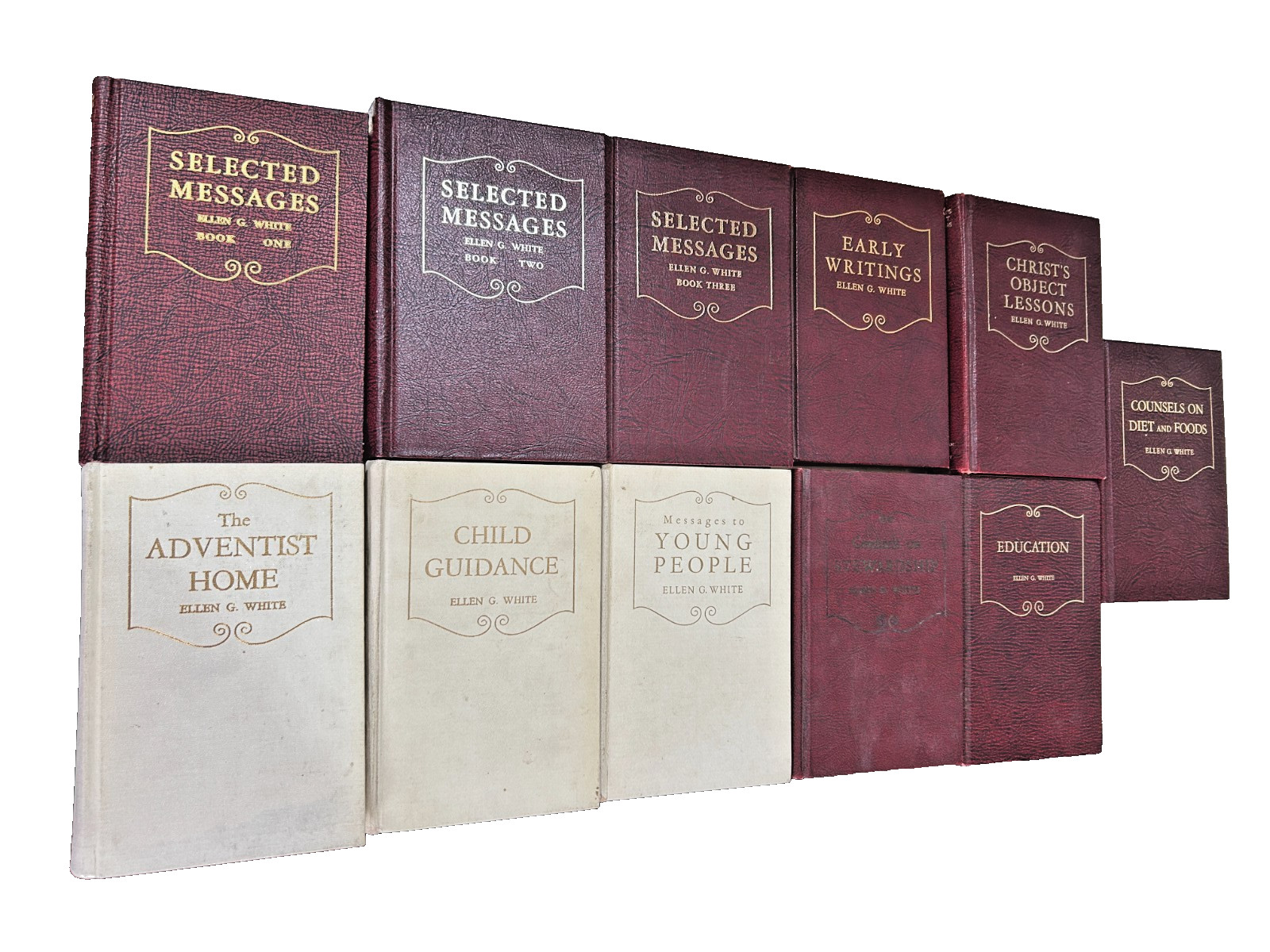 Lot of 11 Ellen G White Christian Home Library/Spirit of Prophecy Assorted Books Lot of 11 Ellen G White Christian Home Library/Spirit of Prophecy Assorted Books