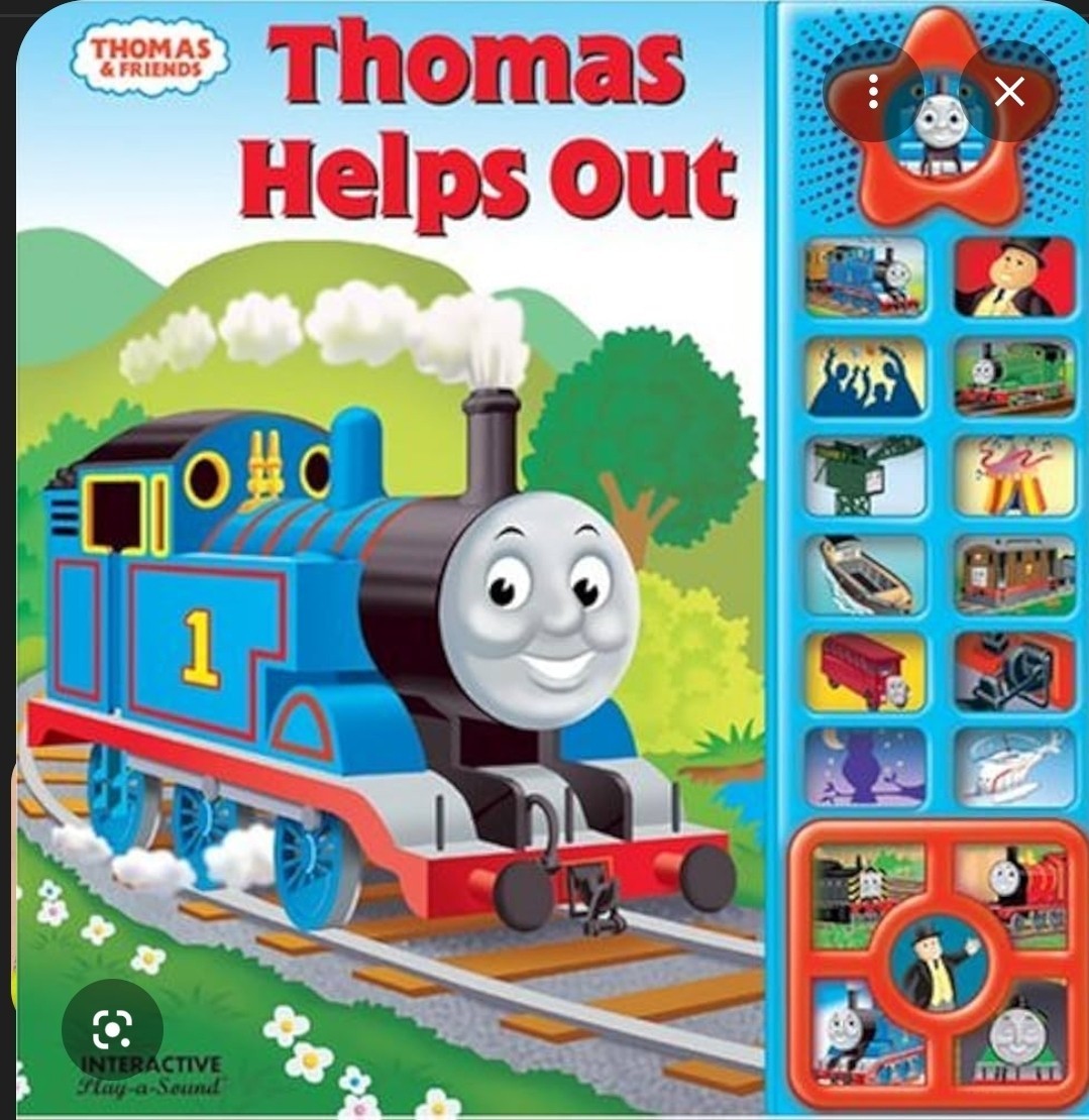 Thomas And Friends Thomas Helps Out Interactive Book 2006 New -Tested