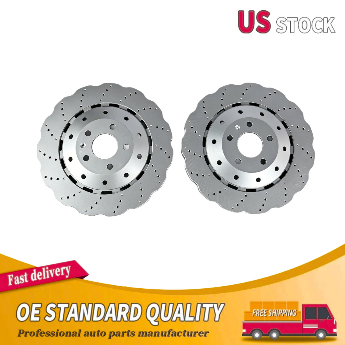 For Lamborghini Huracan R8 Rs5 Front 4S0615301B 8T0615301Brake Disc Rotors
