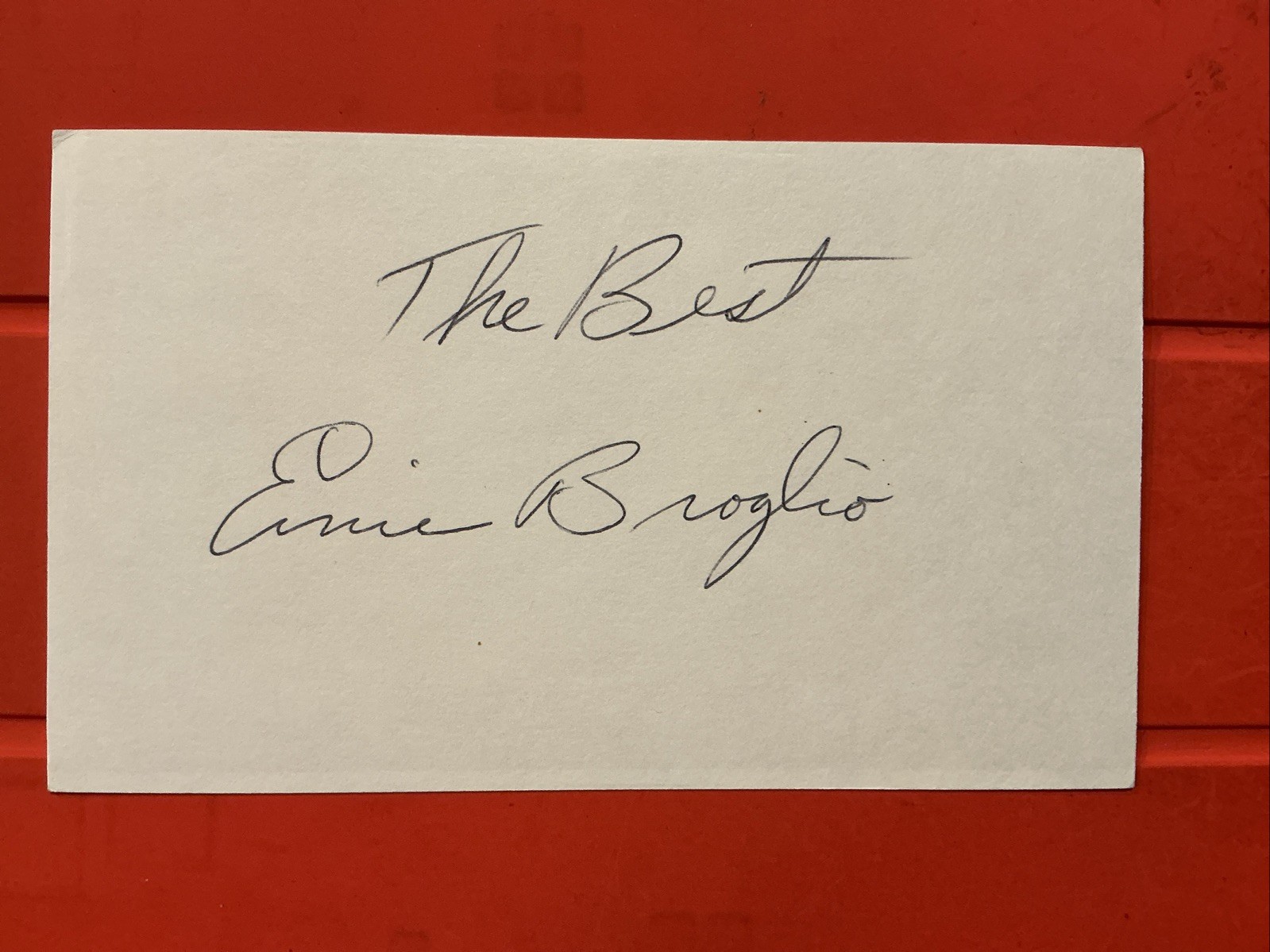 Ernie Broglio🔥🔥 MLB Debut: 1959 St. Louis Cardinals 🔥🔥Autograph 🧢