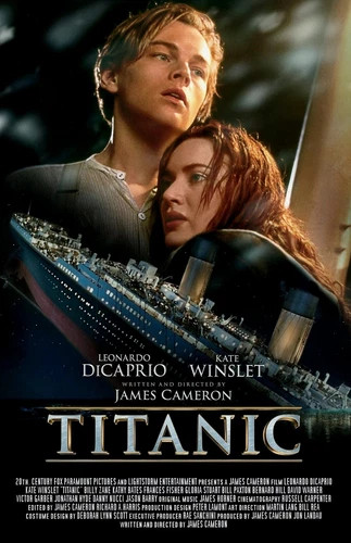 Titanic Leonardo DiCaprio Kate Winslet Movie Poster