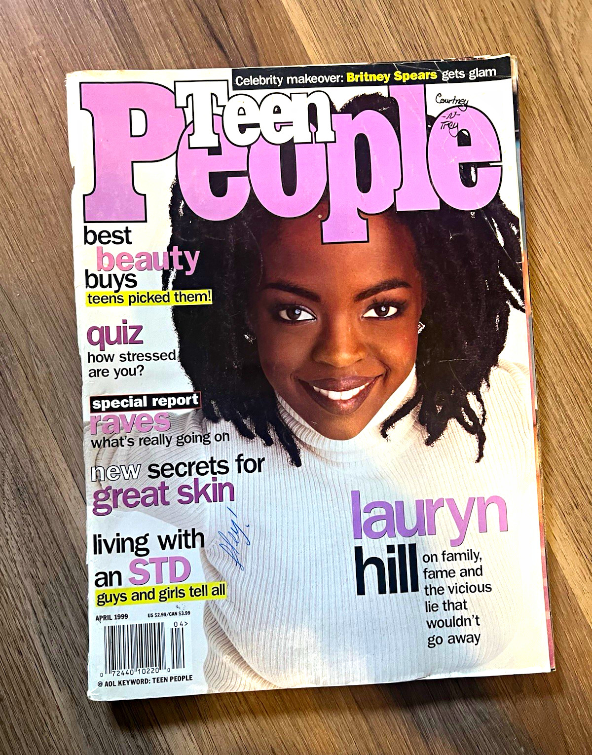 Vintage Teen People Magazine April 1999 Lauryn Hill Cover Britney Spears Vintage Teen People Magazine April 1999 Lauryn Hill Cover Britney Spears