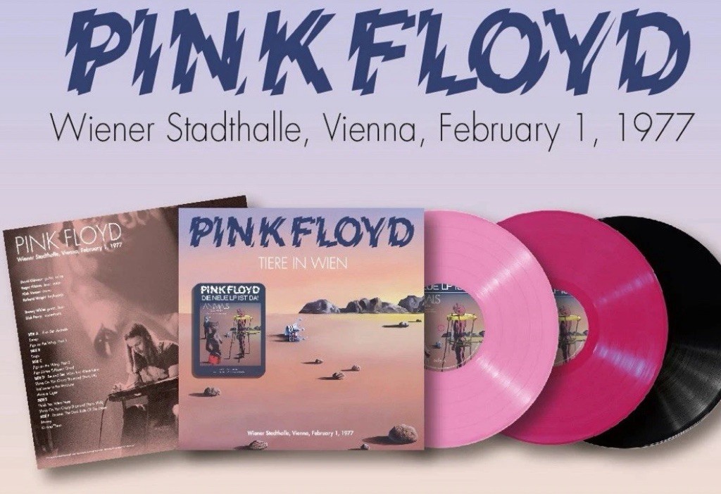 Pink Floyd - Tier in Wien  01.02.77 Vienna,Wiener Stadthalle - Pink or Purple LP