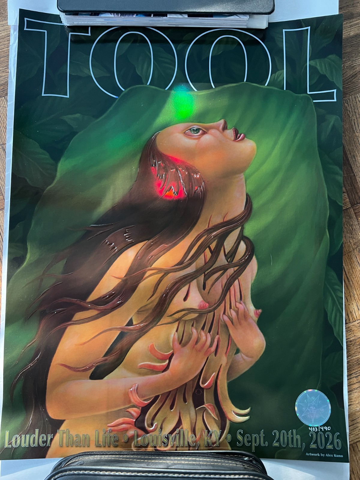 TOOL 2026 Louder Than Life Louisville, KY Rare Holofoil Poster /490 - Alex Kuno TOOL 2026 Louder Than Life Louisville, KY Rare Holofoil Poster /490 - Alex Kuno