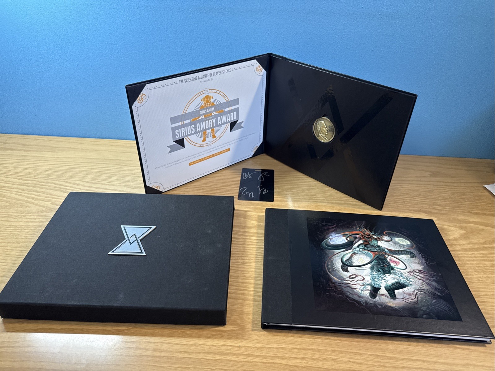 Coheed and Cambria The Afterman Amory Award Edition Box Set SIGNED Pass NM
