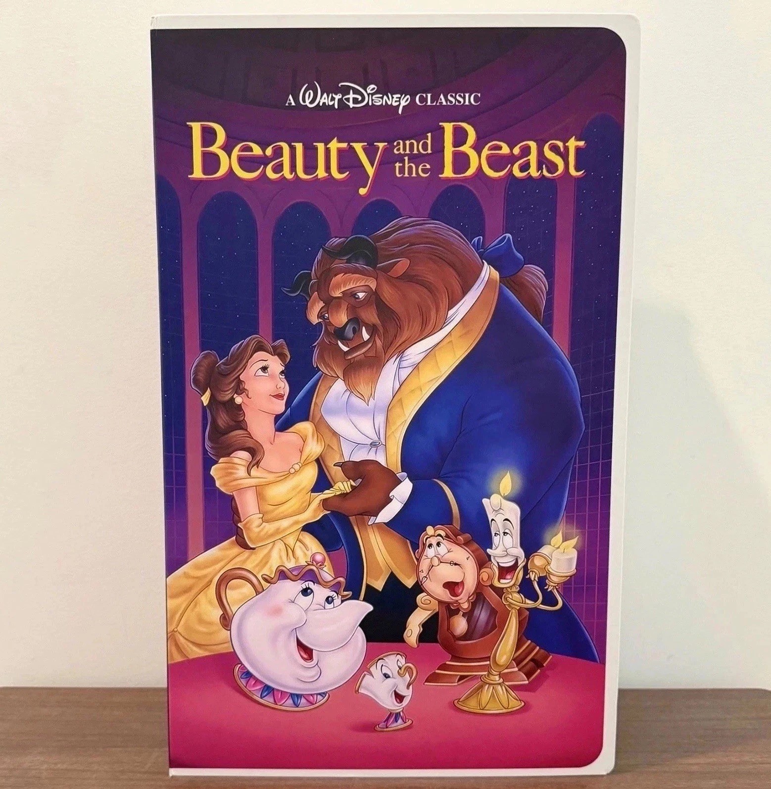 Disney Beauty And The Beast VHS Boxed Silk Touch Plush Throw Blanket 50 Disney Beauty And The Beast VHS Boxed Silk Touch Plush Throw Blanket 50