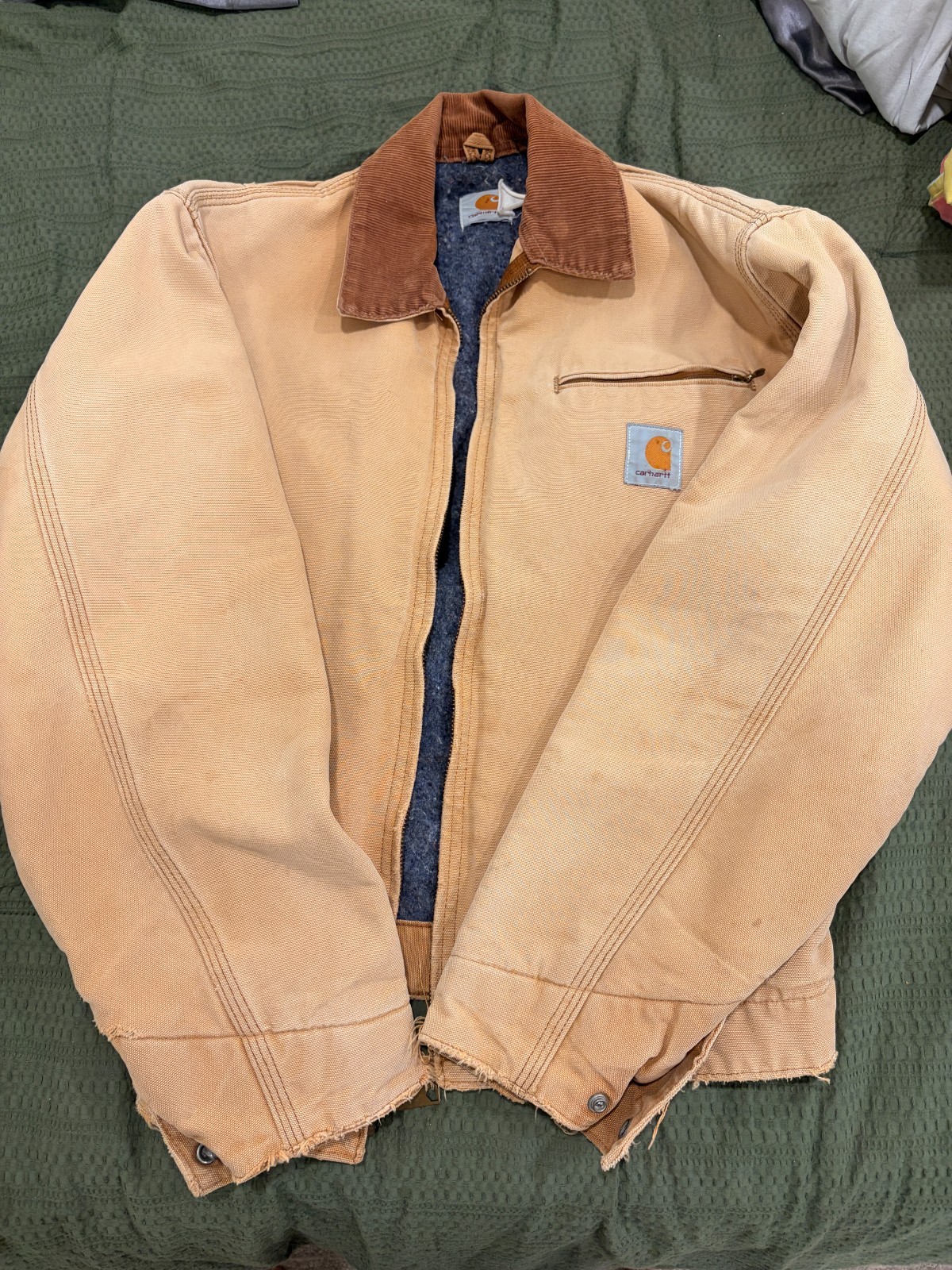 Vintage Carhartt 90s J01 BRN USA Mens SizeM Blanket Lined Detroit Jacket Vintage Carhartt 90s J01 BRN USA Mens SizeM Blanket Lined Detroit Jacket