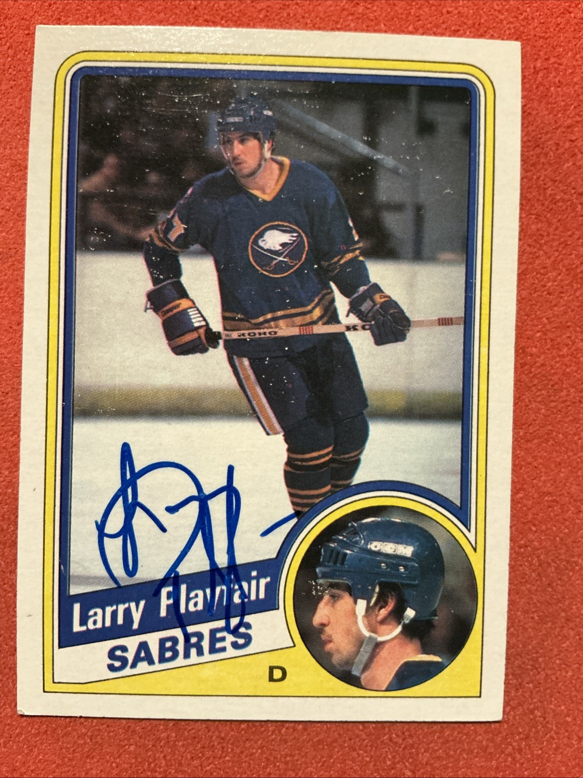 Larry Playfair🔥NHL : 1984-85 Topps 🔥🔥Autograph🔥🔥 Larry Playfair🔥NHL : 1984-85 Topps 🔥🔥Autograph🔥🔥