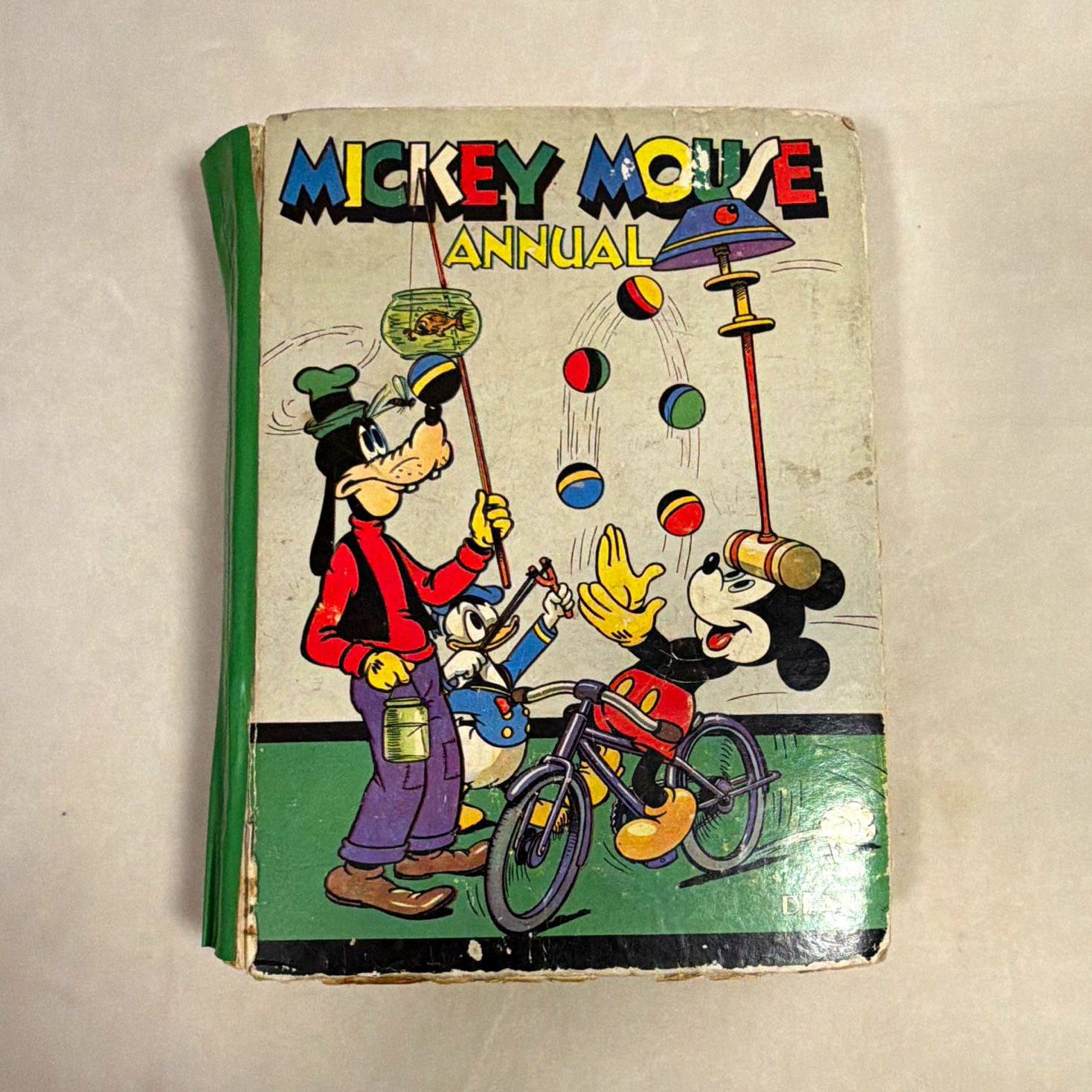 Disney Mickey Mouse Annual Book 1942 Inscribed Xmas 1942