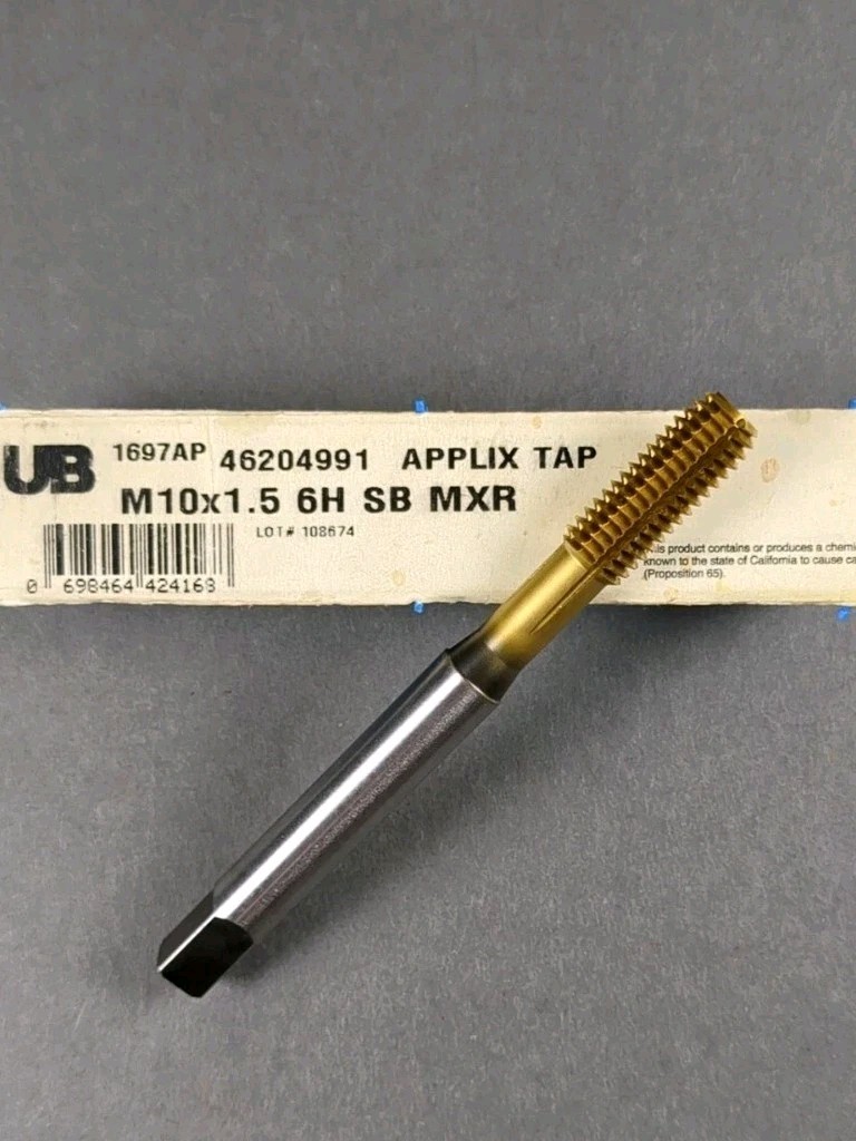 Union Butterfield 1697AP M10x1.5 Coolant Thru Forming Tap 6H 46204991