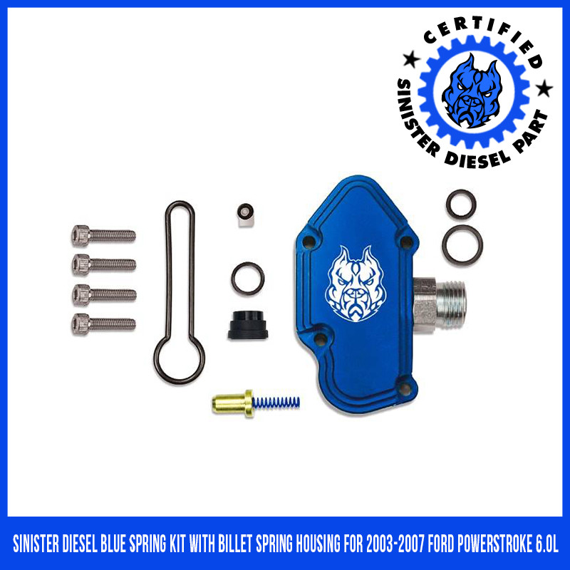 Sinister Diesel Blue Spring Kit for 2003-2007 Ford Powerstroke - SD-FUELBLK-6.0