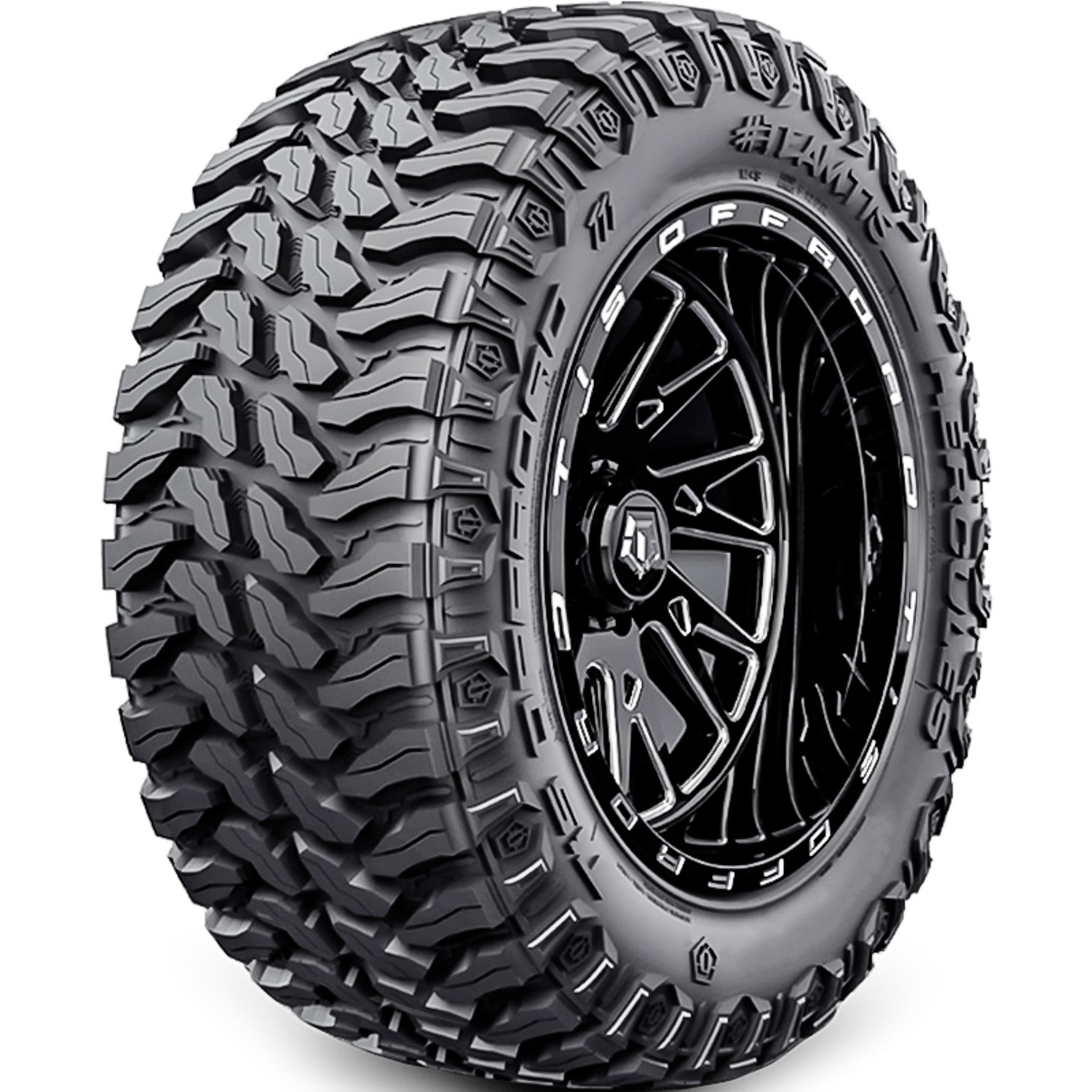 Tire Hercules TIS Offroad TT1 LT 35X13.50R24 Load F 12 Ply MT M/T Mud