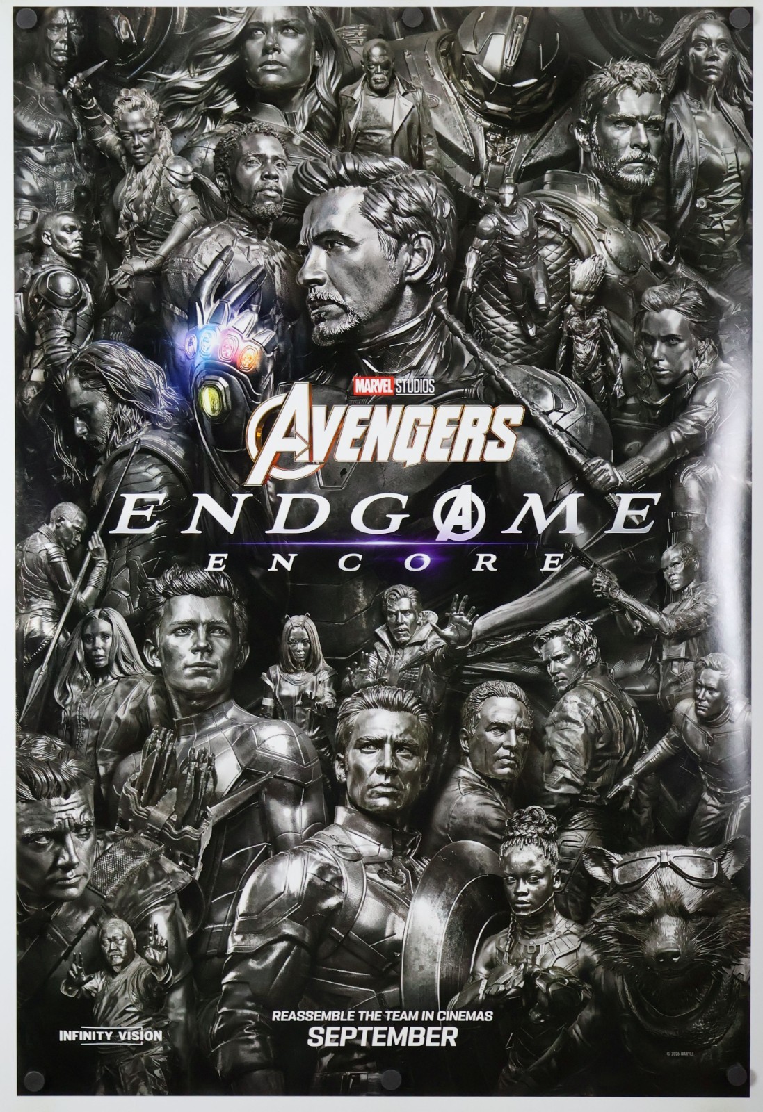 Avengers Endgame Encore - original DS movie poster D/S 27x40 - 2026 INTL Avengers Endgame Encore - original DS movie poster D/S 27x40 - 2026 INTL